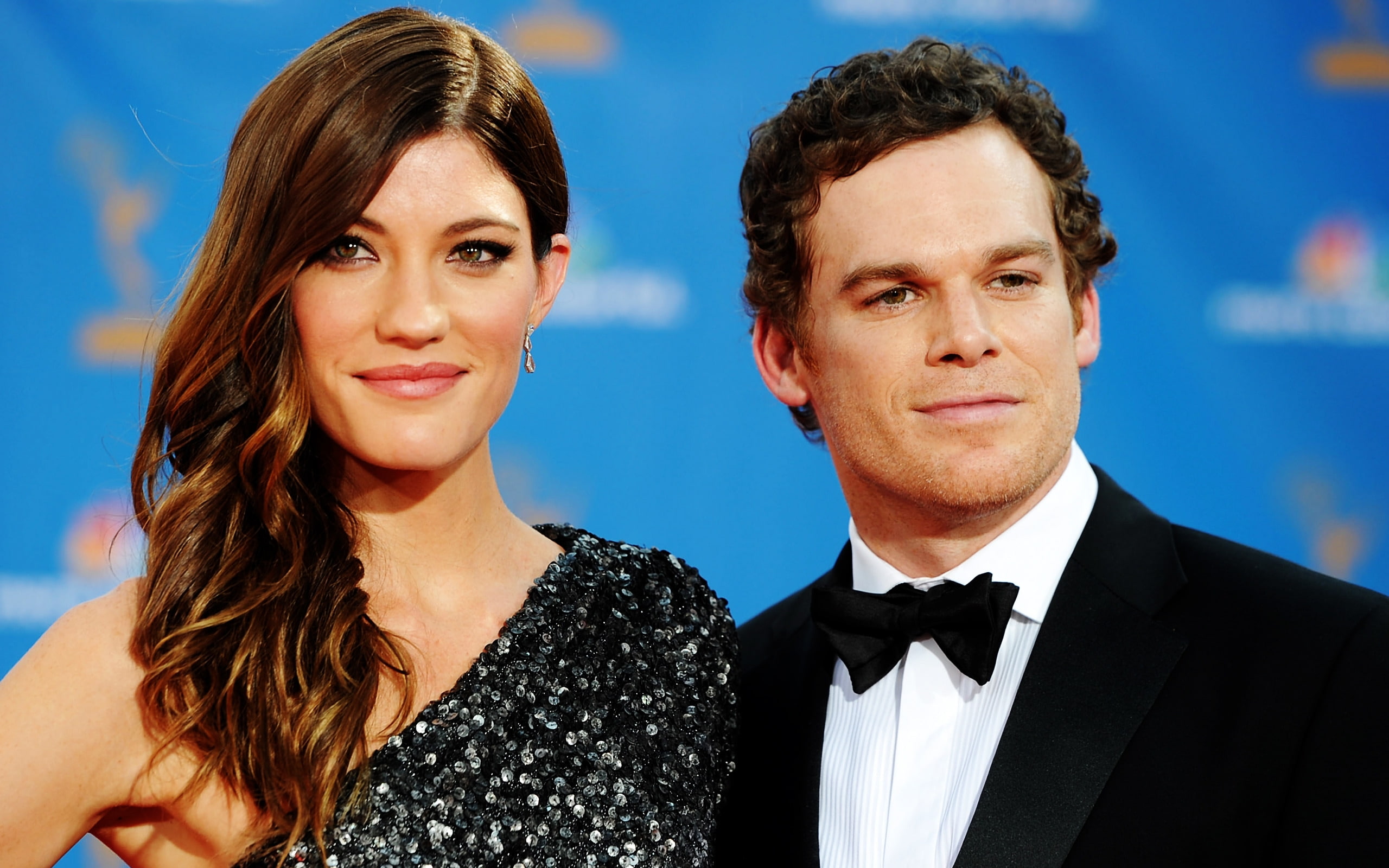 women, black, jennifer carpenter, actors, one, suit, 2K, actress, dexter, jennifer, white, men, carpenter, hall, s, celebrity, michael, dress, shoulder, HD Wallpaper