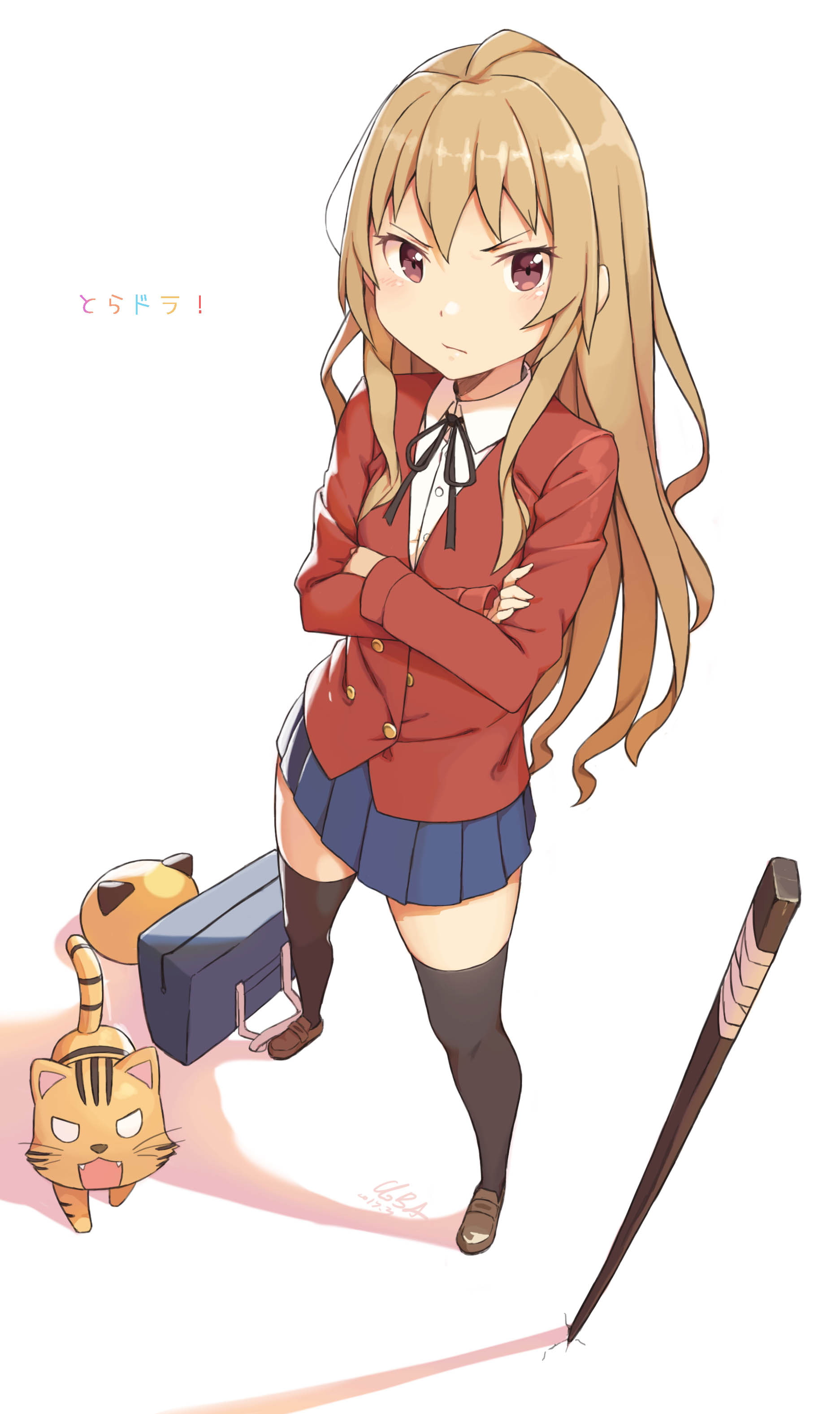 anime girls, Toradora!, 2K, Aisaka Taiga, Phone HD Wallpaper