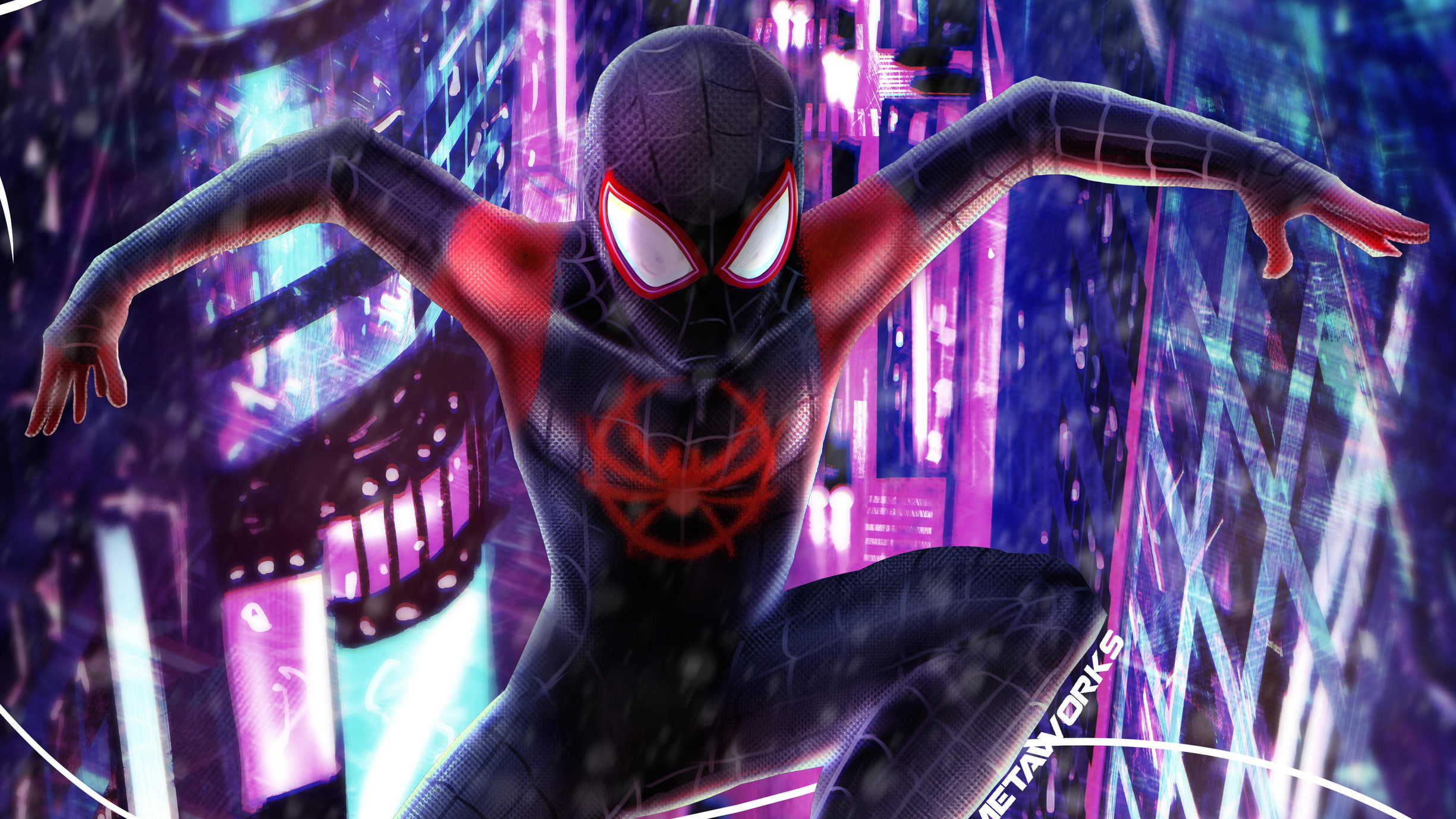 Spider-Man: Into The Spider-Verse, Miles Morales, Movie, 1080P, HD Wallpaper