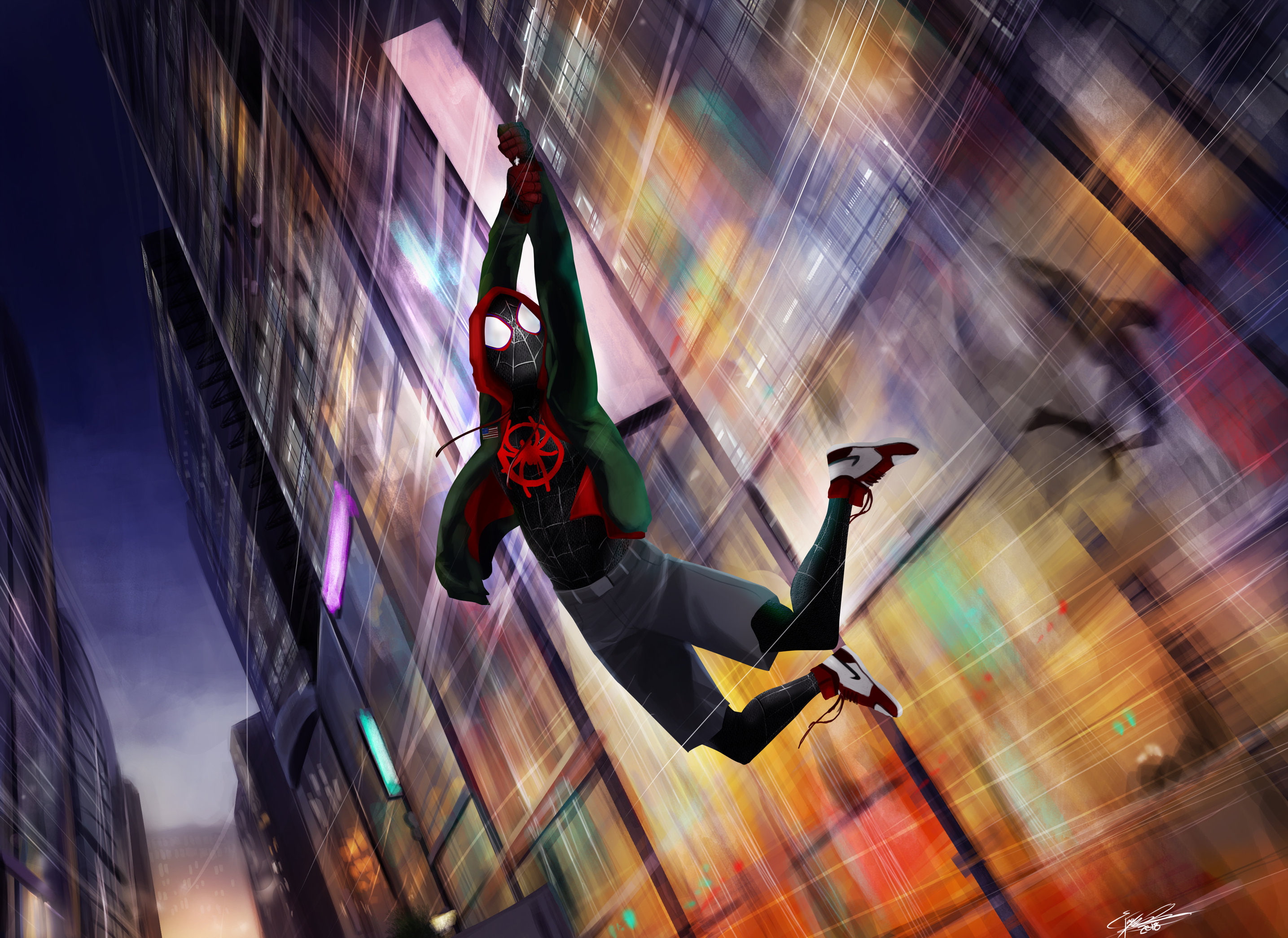 Movie, Spider-Man: Into The Spider-Verse, 2K, Miles Morales, HD Wallpaper