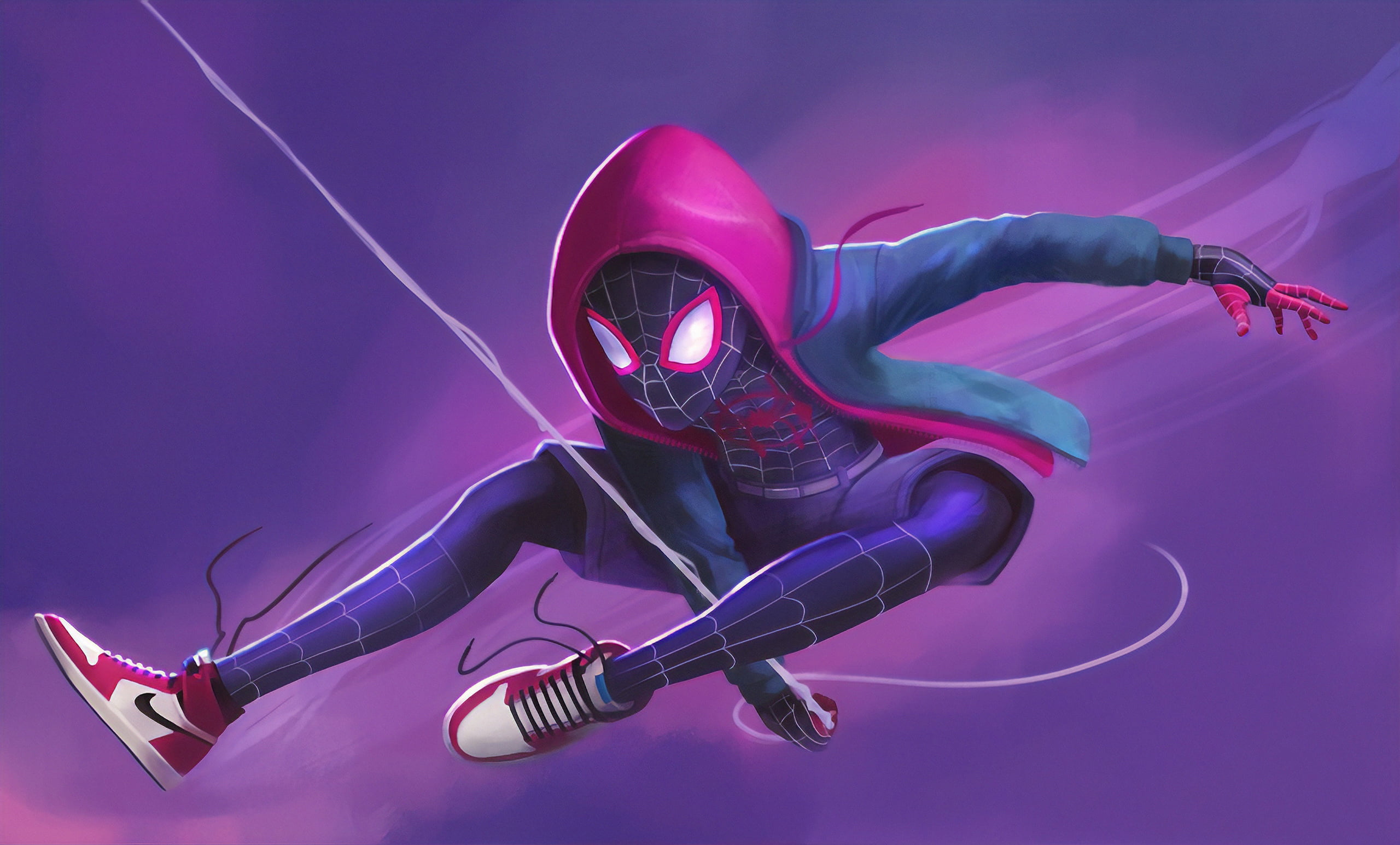Miles Morales, 2K, Spider-Man, Movie, Spider-Man: Into The Spider-Verse, HD Wallpaper