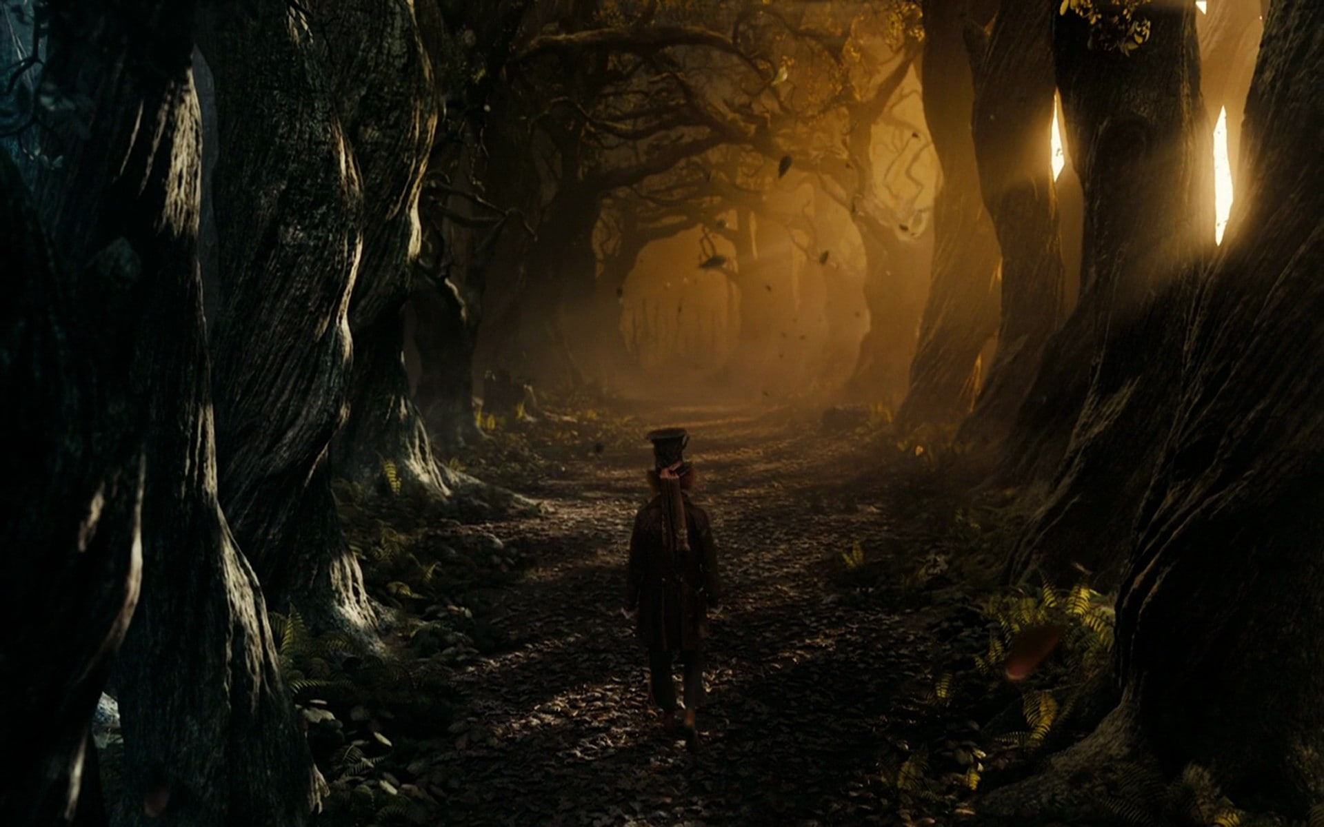 forest, hatter, alice, wonderland, mad, 1080P, HD Wallpaper