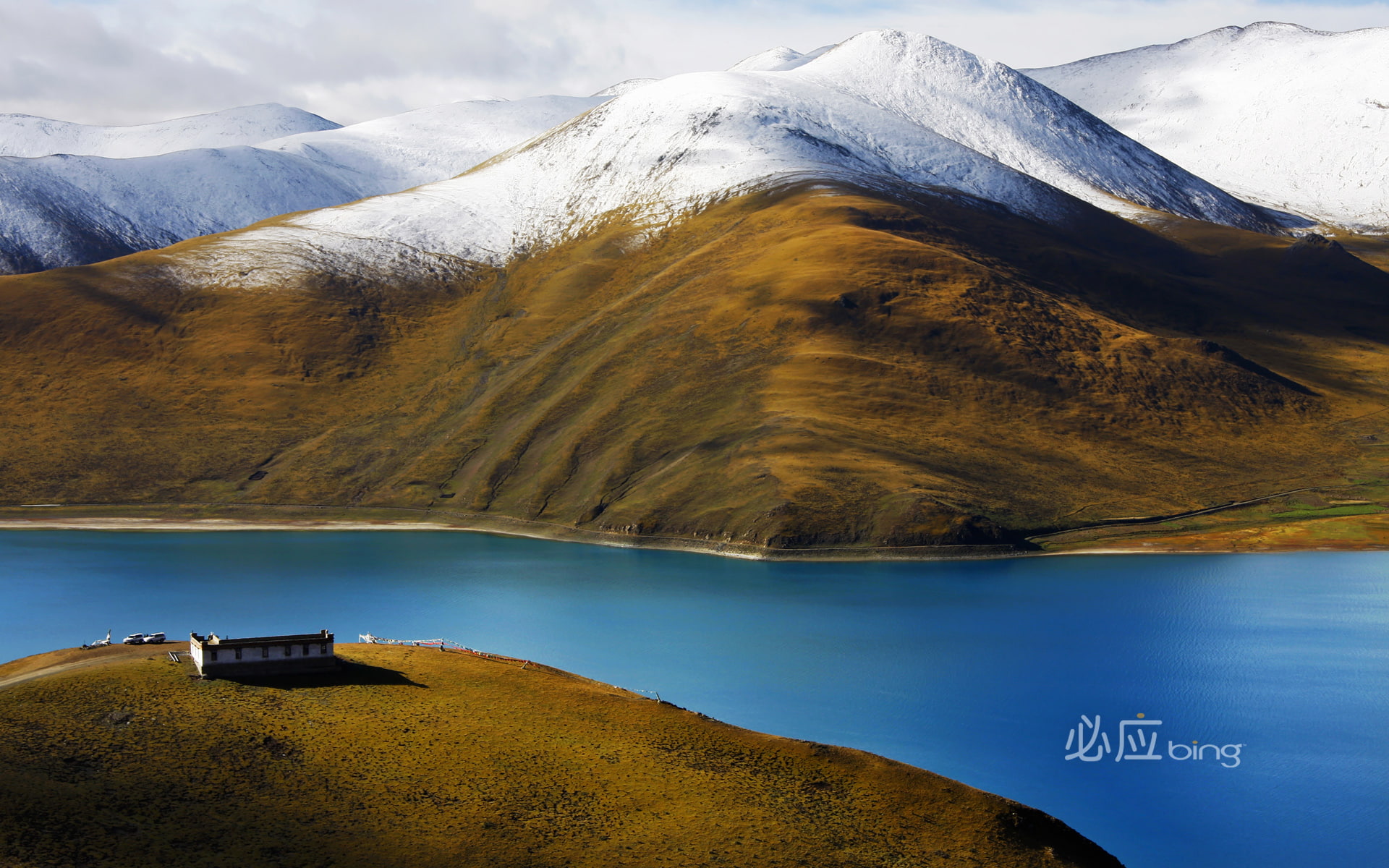 tibet, 1080P, yamdrok, lake, HD Wallpaper