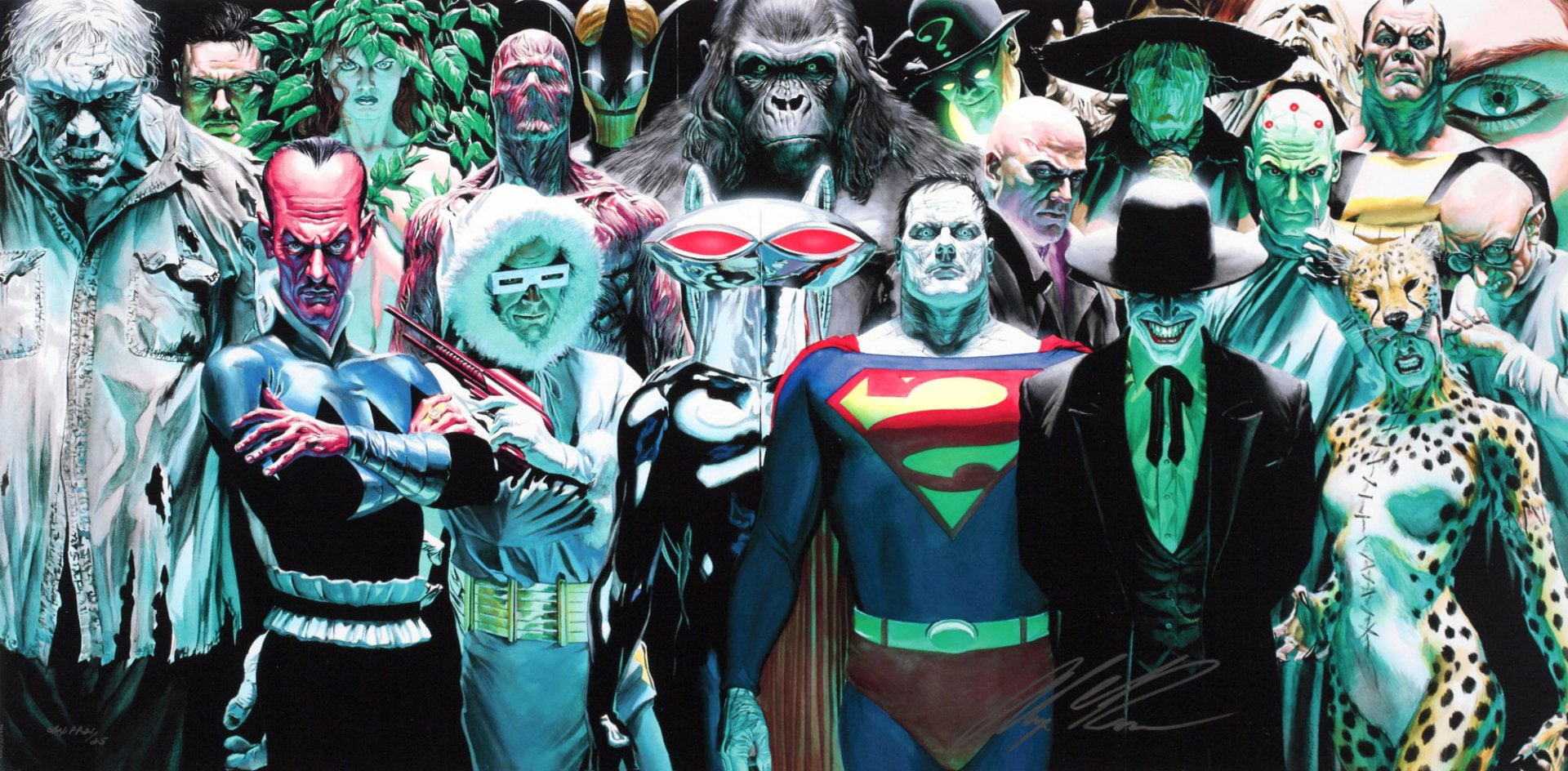 Legion Of Doom, Sinestro, Superman, Joker, 1080P, Scarecrow (Batman), Comics, HD Wallpaper