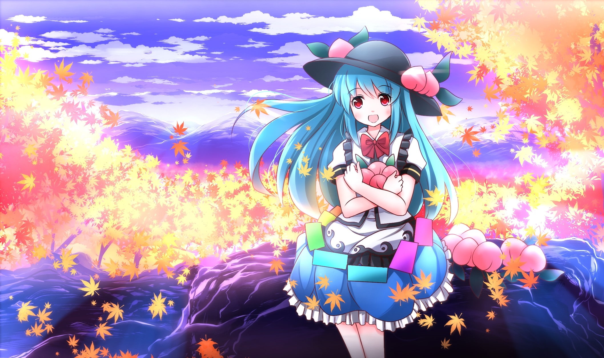 one person, outdoors, representation, plant, three quarter length, nature, human representation, Touhou, creativity, long hair, flowering plant, women, HD Wallpaper
