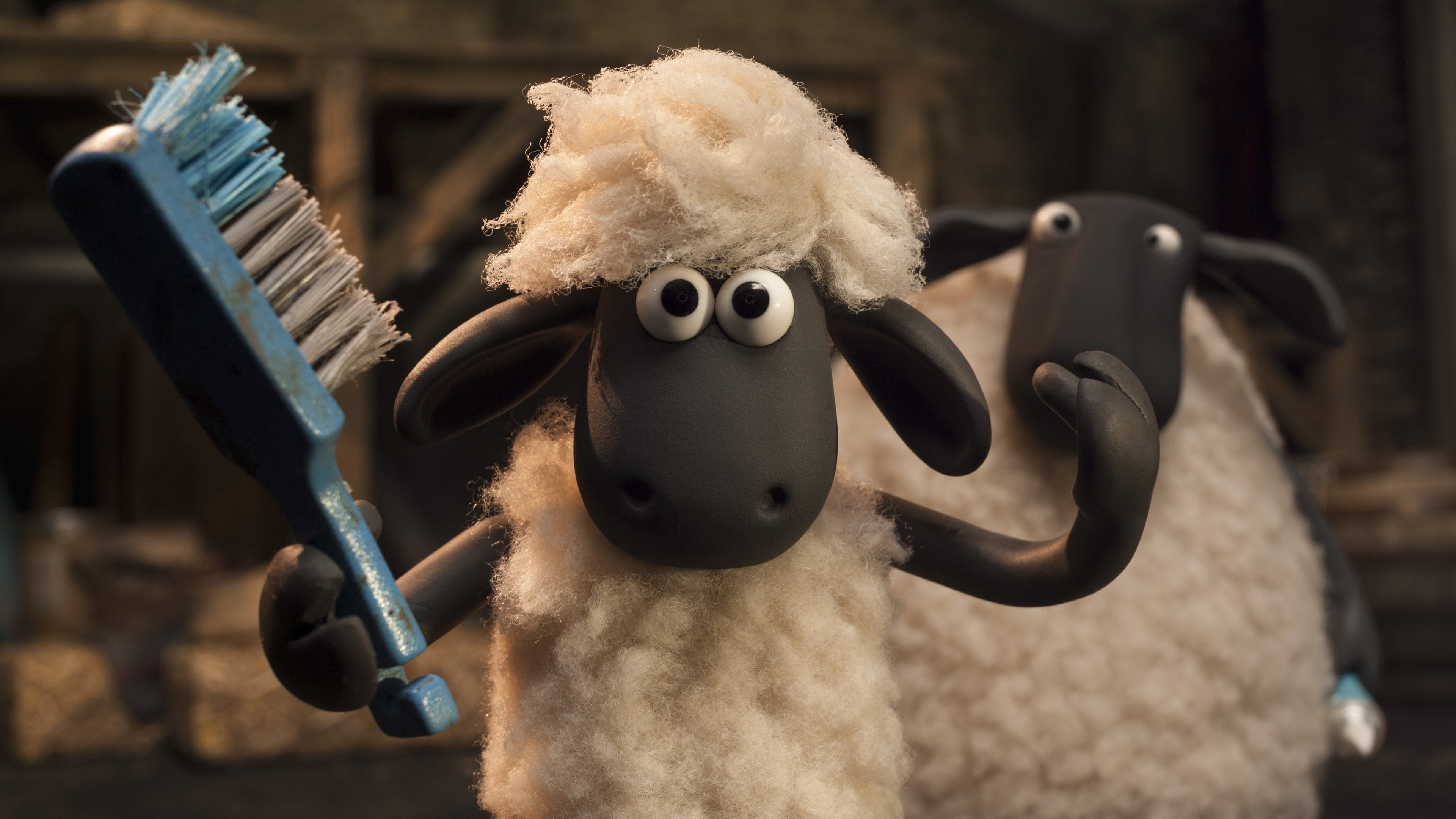toy, day, animal representation, close-up, shaun the sheep movie, creativity, no people, hanging, stuffed toy, architecture, indoors, focus on foreground, HD Wallpaper