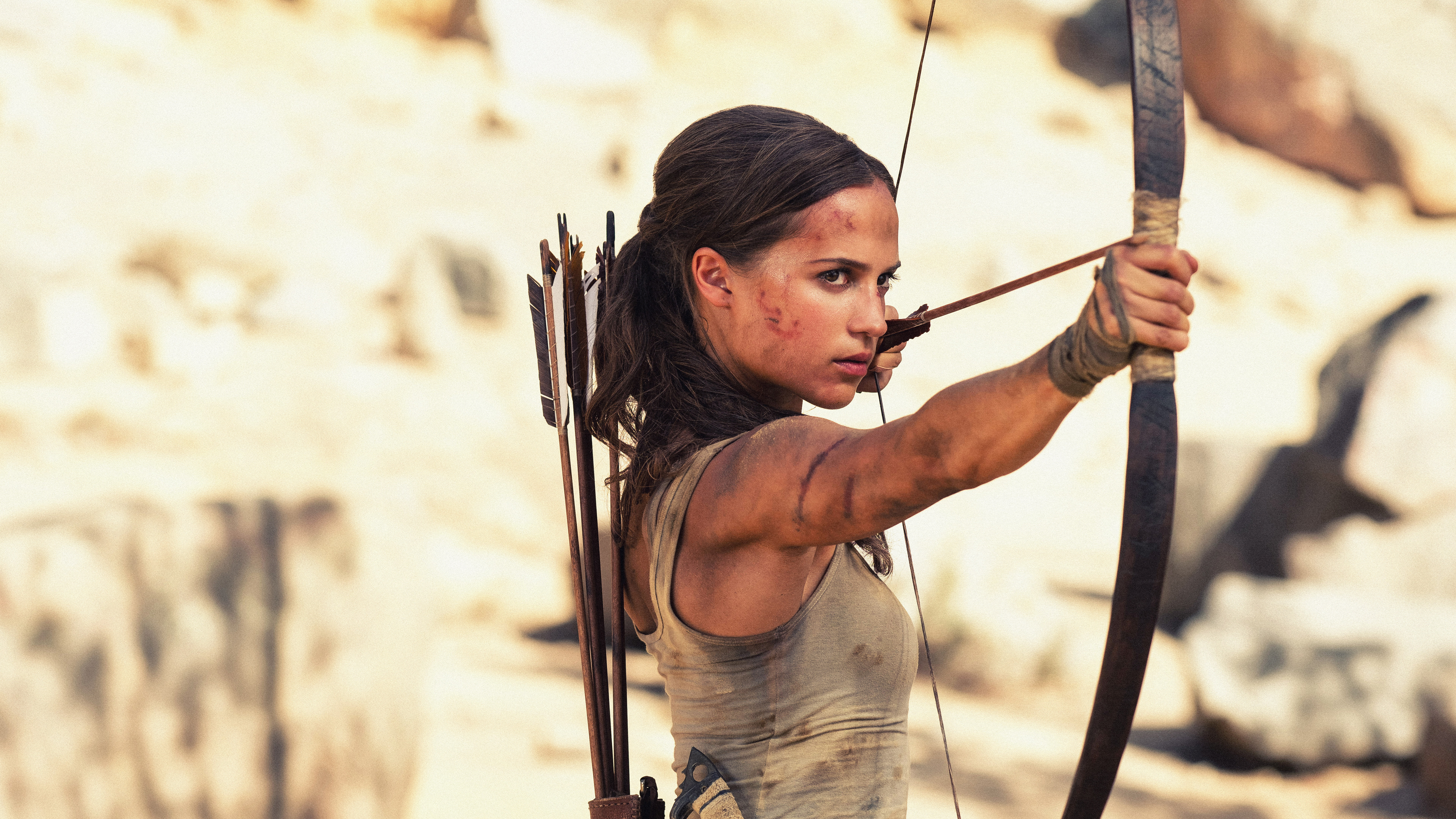 Alicia Vikander, 8K, 8K, 4K, 2018, Tomb Raider, HD Wallpaper