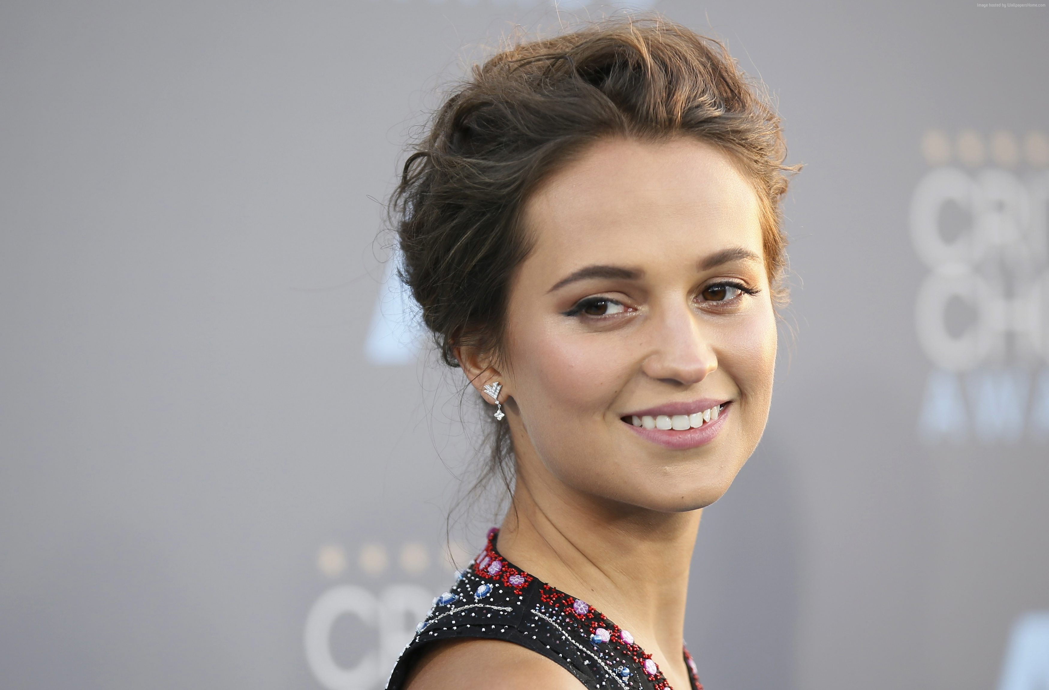 4k, photo, Alicia Vikander, 2K, HD Wallpaper