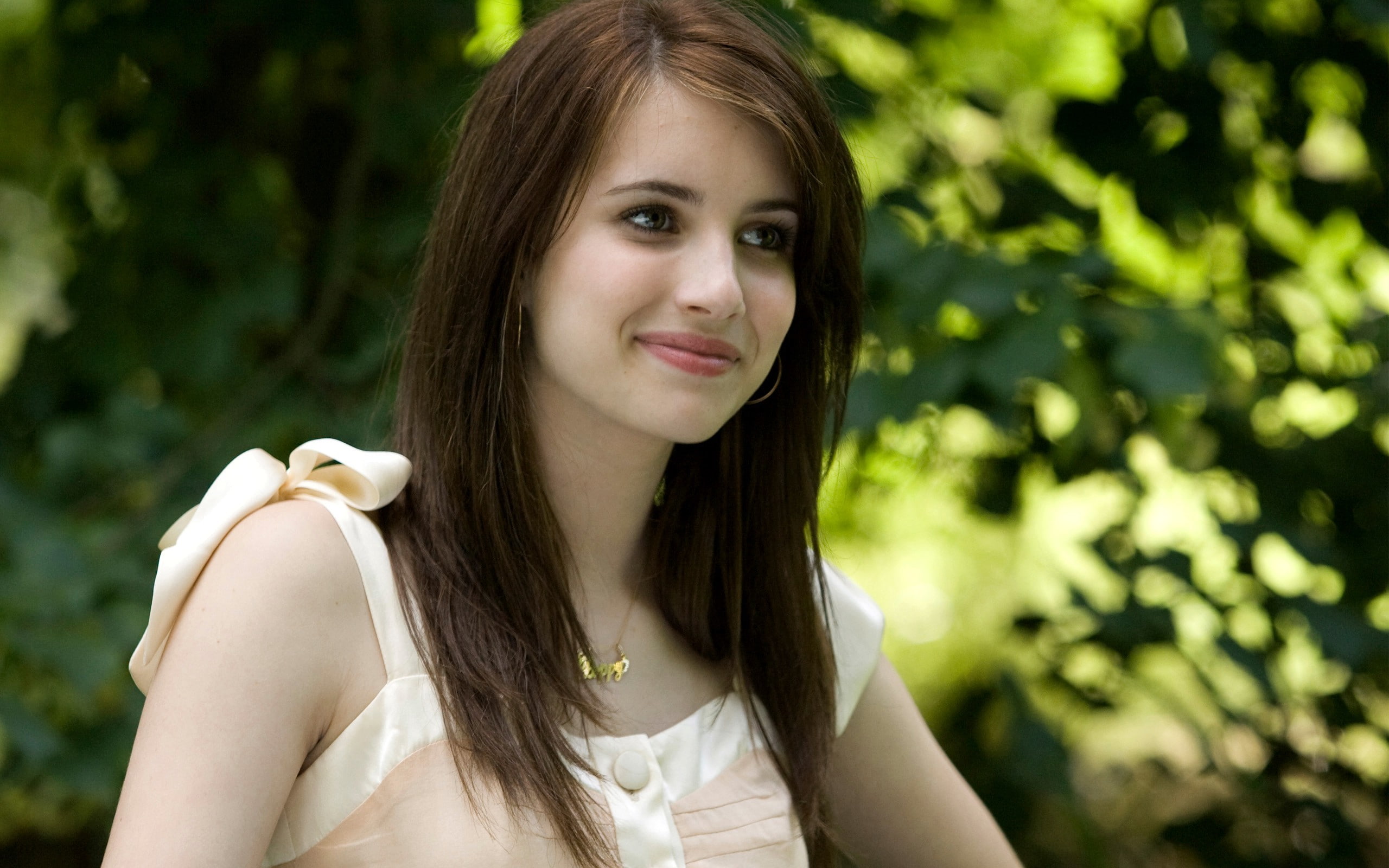 smiling, 2K, women, Emma Roberts, HD Wallpaper