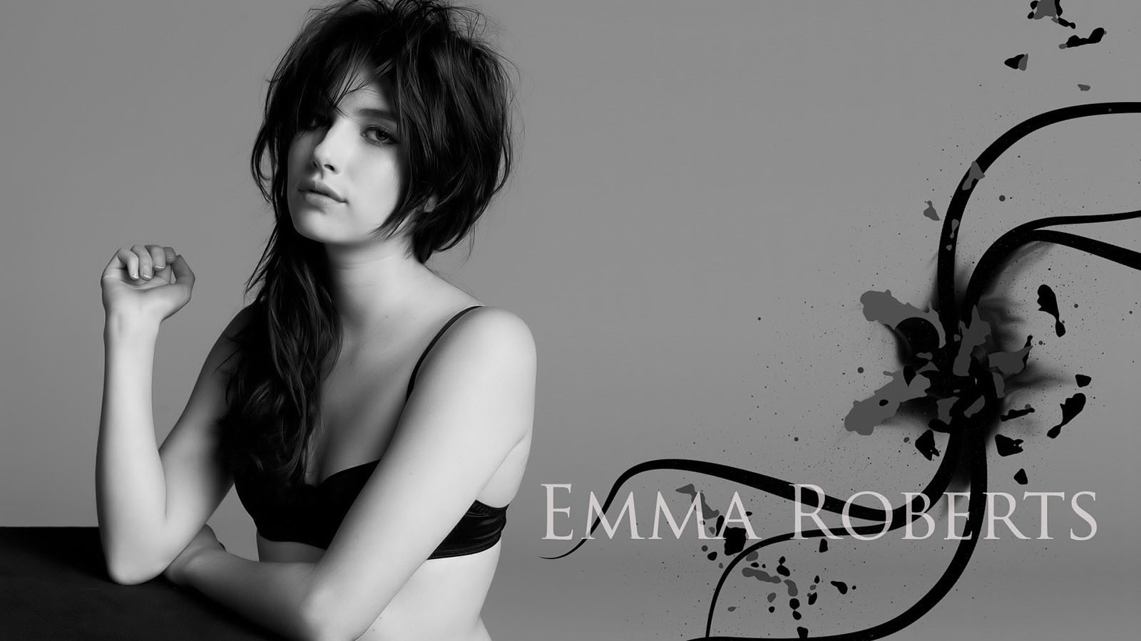 brunette, women, Emma Roberts, model, 720P, HD Wallpaper