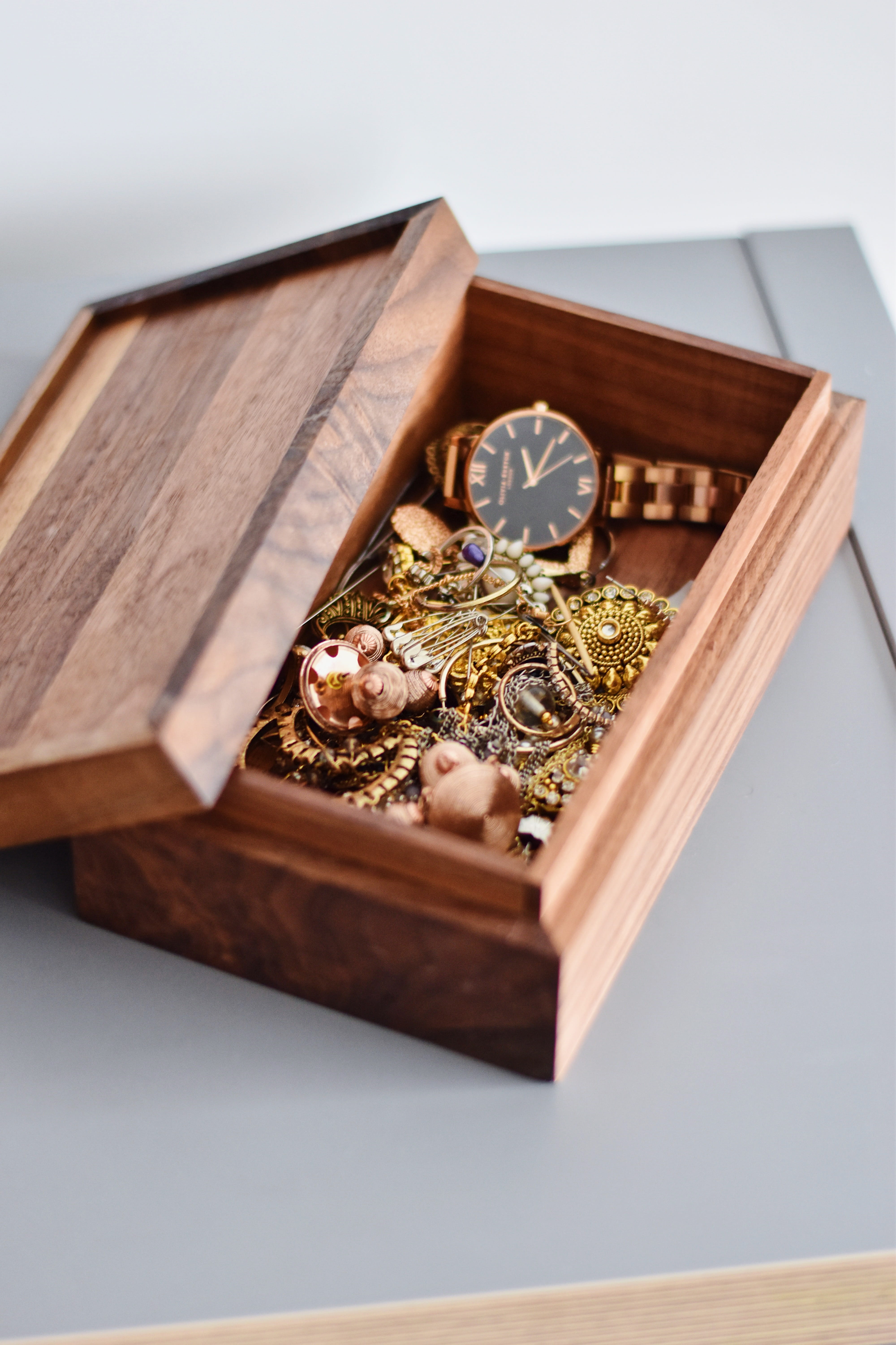 handmade, luxury, diy, carpentry, wooden, furniture, drawer, gold colored, pendant, high angle view, tower, home, architecture, watch, ornaments, treasure, Phone HD Wallpaper