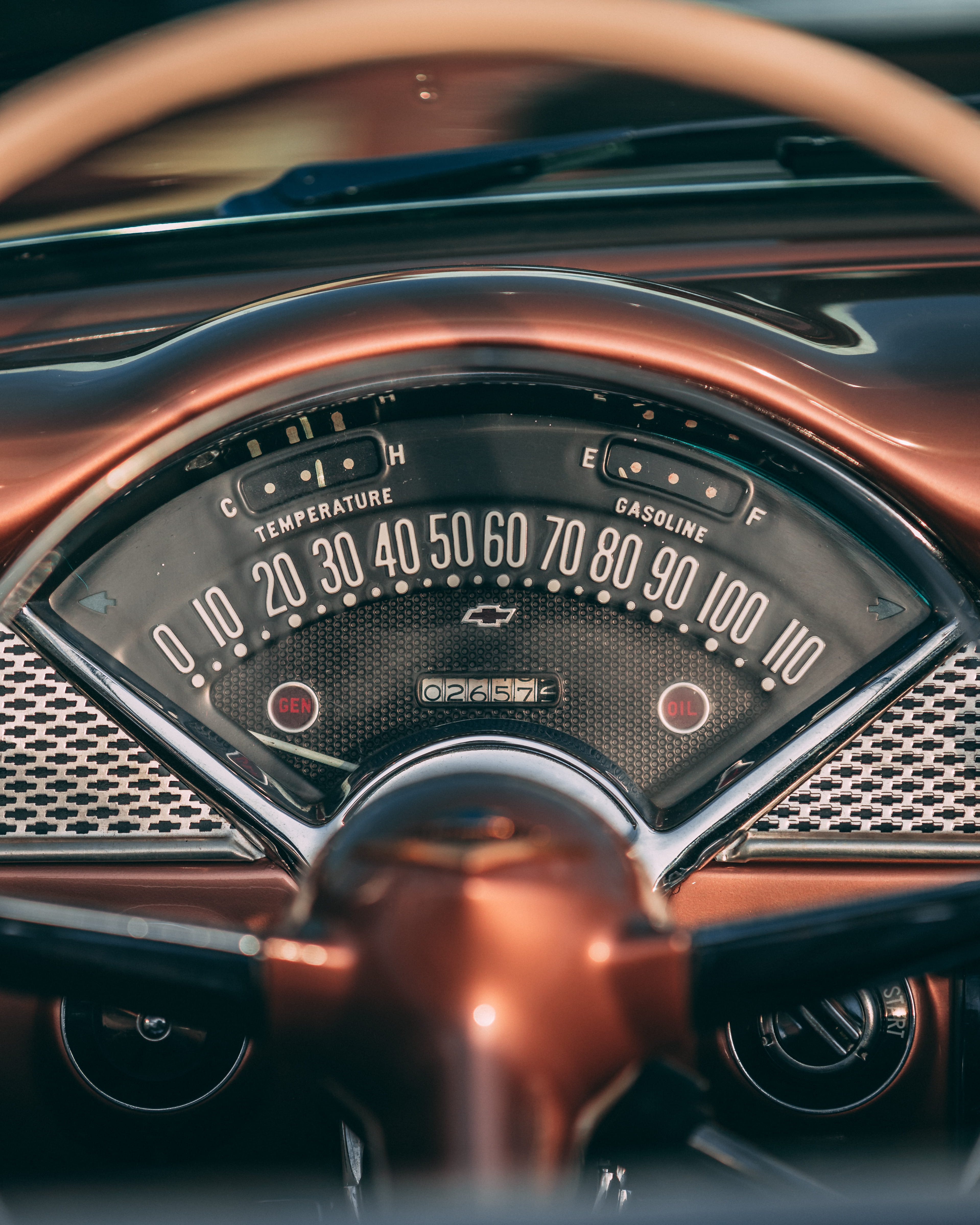 gauge, number, luxury, brake, selective focus, personal accessory, steering wheel, retro styled, machine, no people, vehicle interior, symbol, vehicle, Phone HD Wallpaper