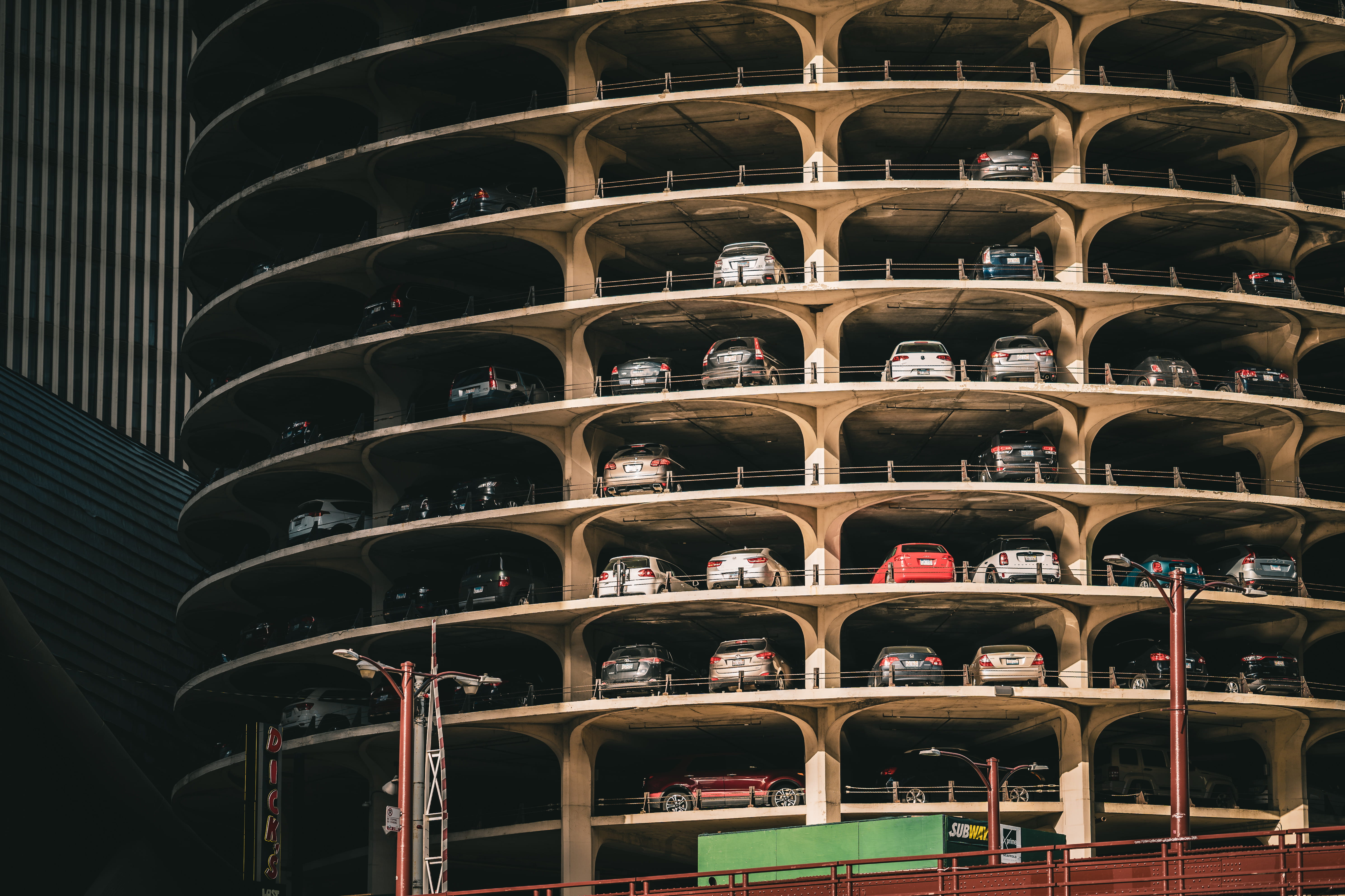 side by side, hubcap, brown, machine, seat, food and drink, building, 5K, large group of objects, stack, wheel, repetition, parking, bookcase, tire, full frame, HD Wallpaper