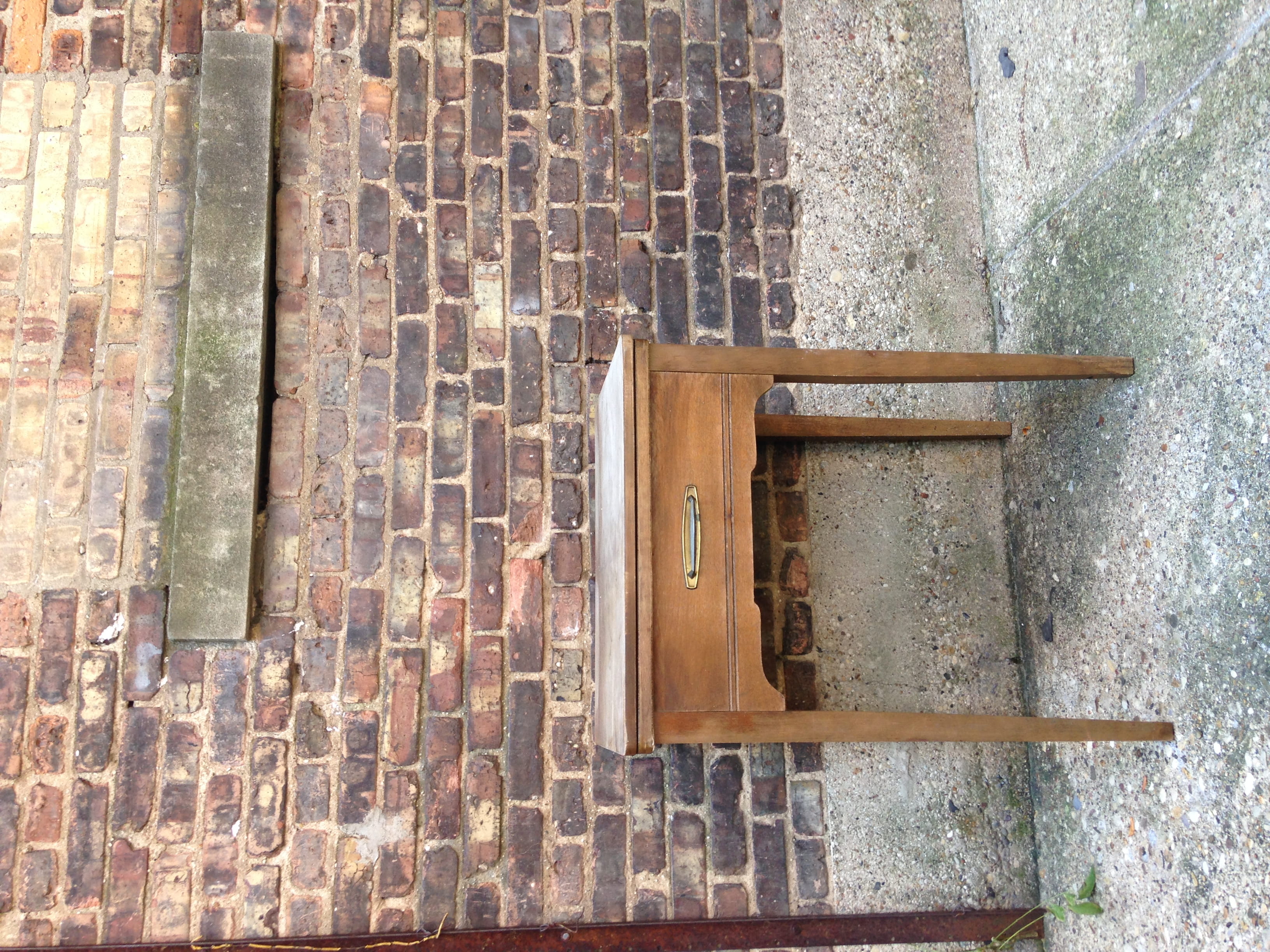 wood - material, old, desk, close-up, wood, wall - building feature, pattern, day, brick, wall, drawer, 126 n 1st st, window, table, building exterior, HD Wallpaper