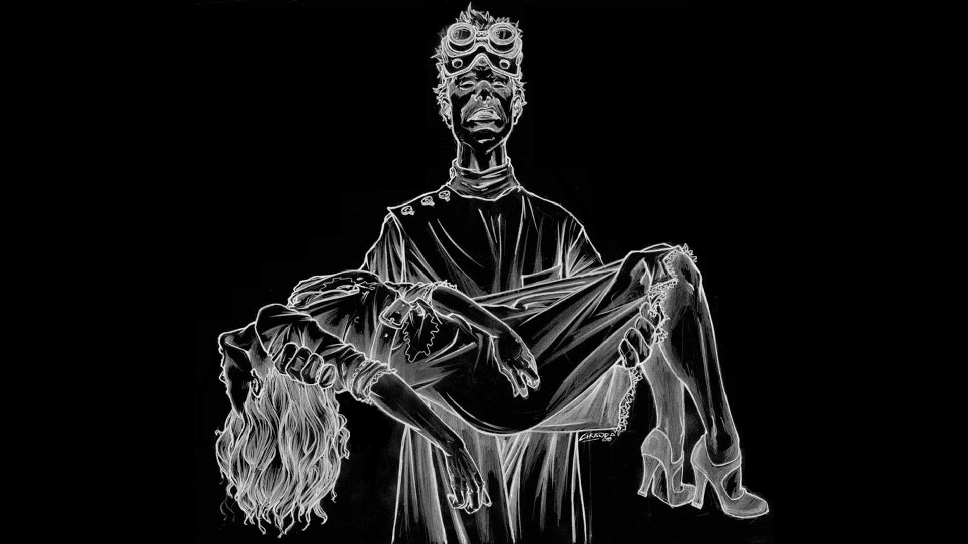 drawings, blog, background, black, monochrome, horrible 039 s, sing along, 1080P, HD Wallpaper