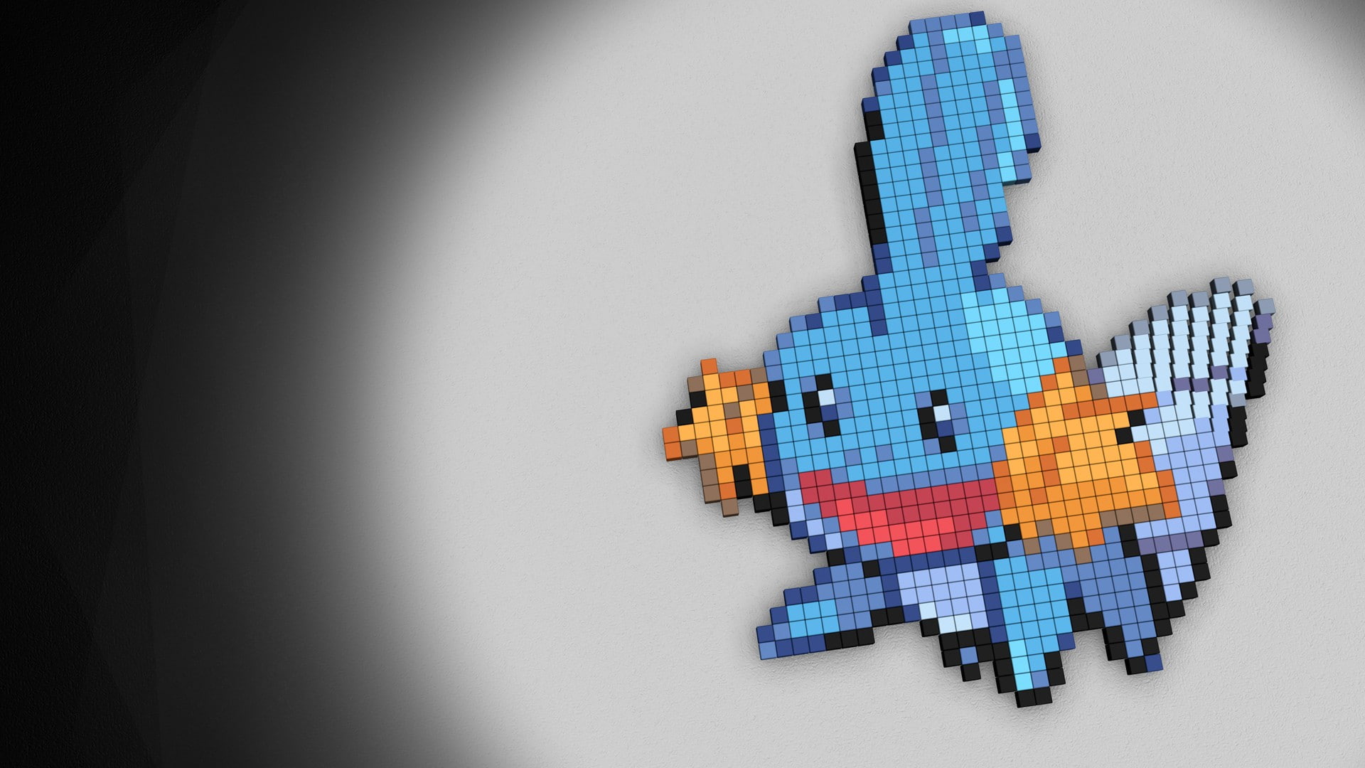 1080P, gray, pattern, blue, multi colored, gray background, indoors, Pokémon, technology, large group of objects, choice, communication, no people, creativity, HD Wallpaper