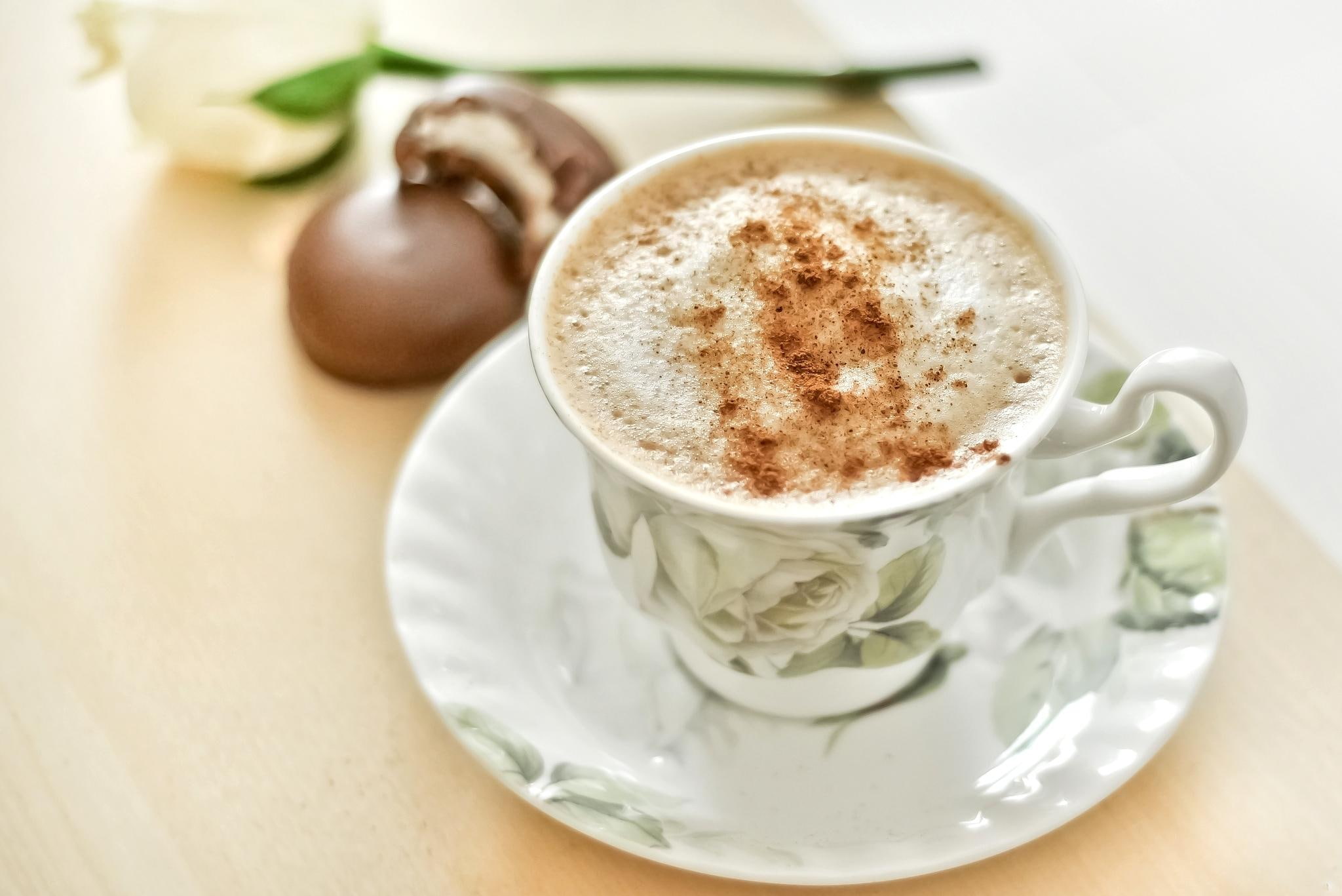 love, soft, harmony, 1080P, cup, coffee, 3d and abstract, sweet, taste, good, s, food, HD Wallpaper