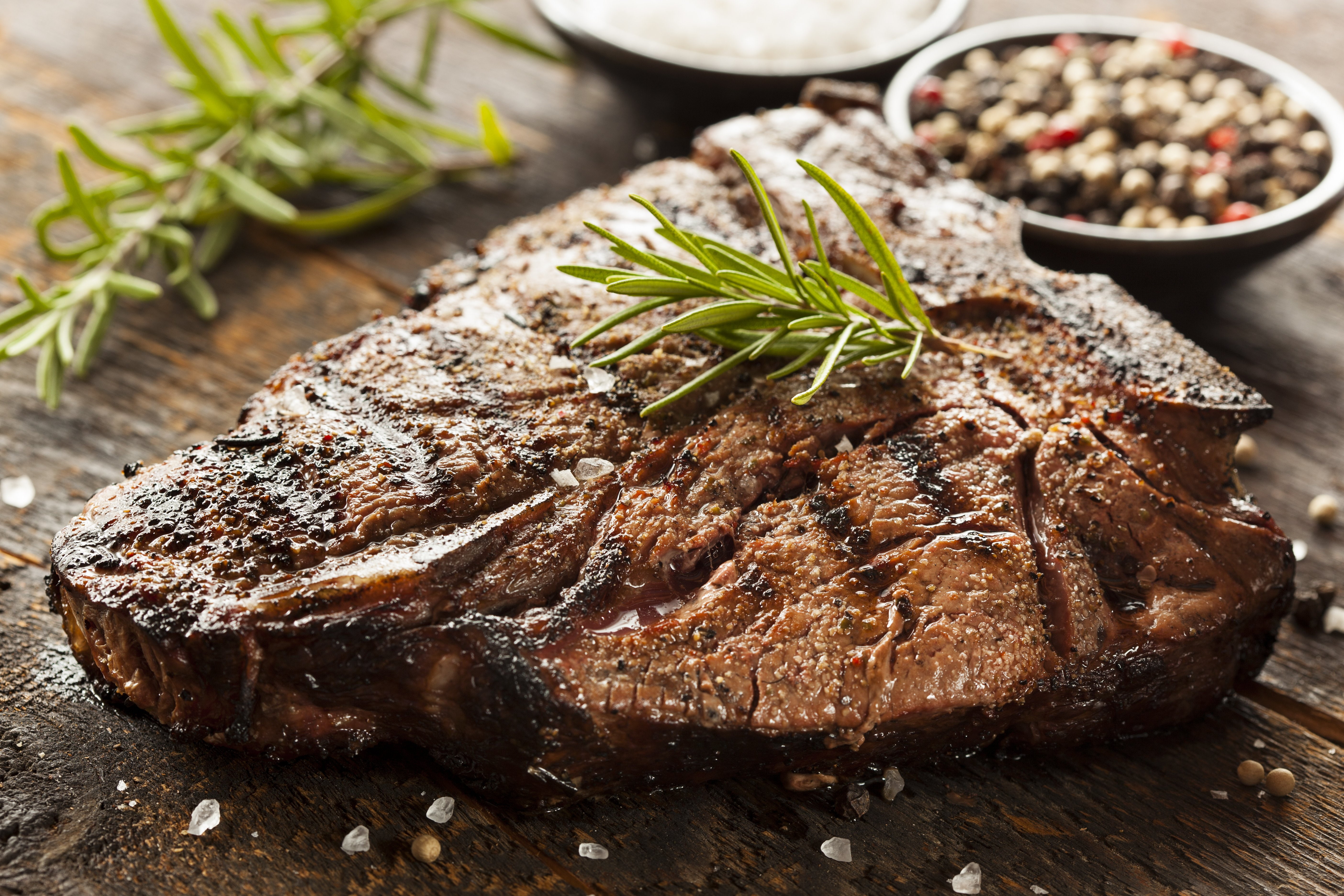 dinner, meat, steak, meal, 5K, HD Wallpaper