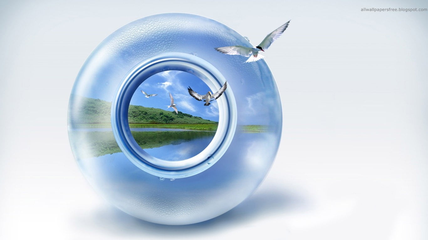 travel, close-up, digital composite, nature, plant, transparent, circle, outdoors, geometric shape, artwork, glass - material, no people, 720P, sphere, HD Wallpaper