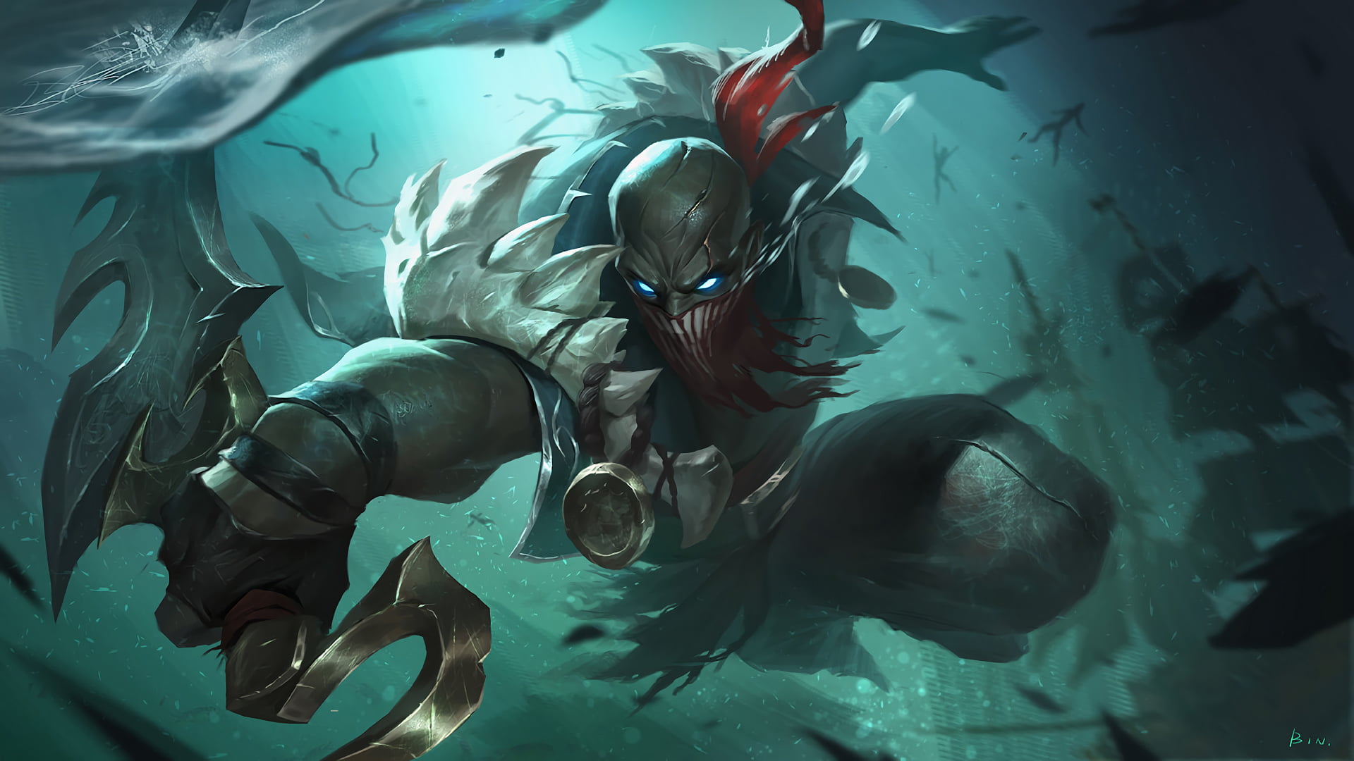 1080P, League Of Legends, Pyke (League Of Legends), Video Game, HD Wallpaper