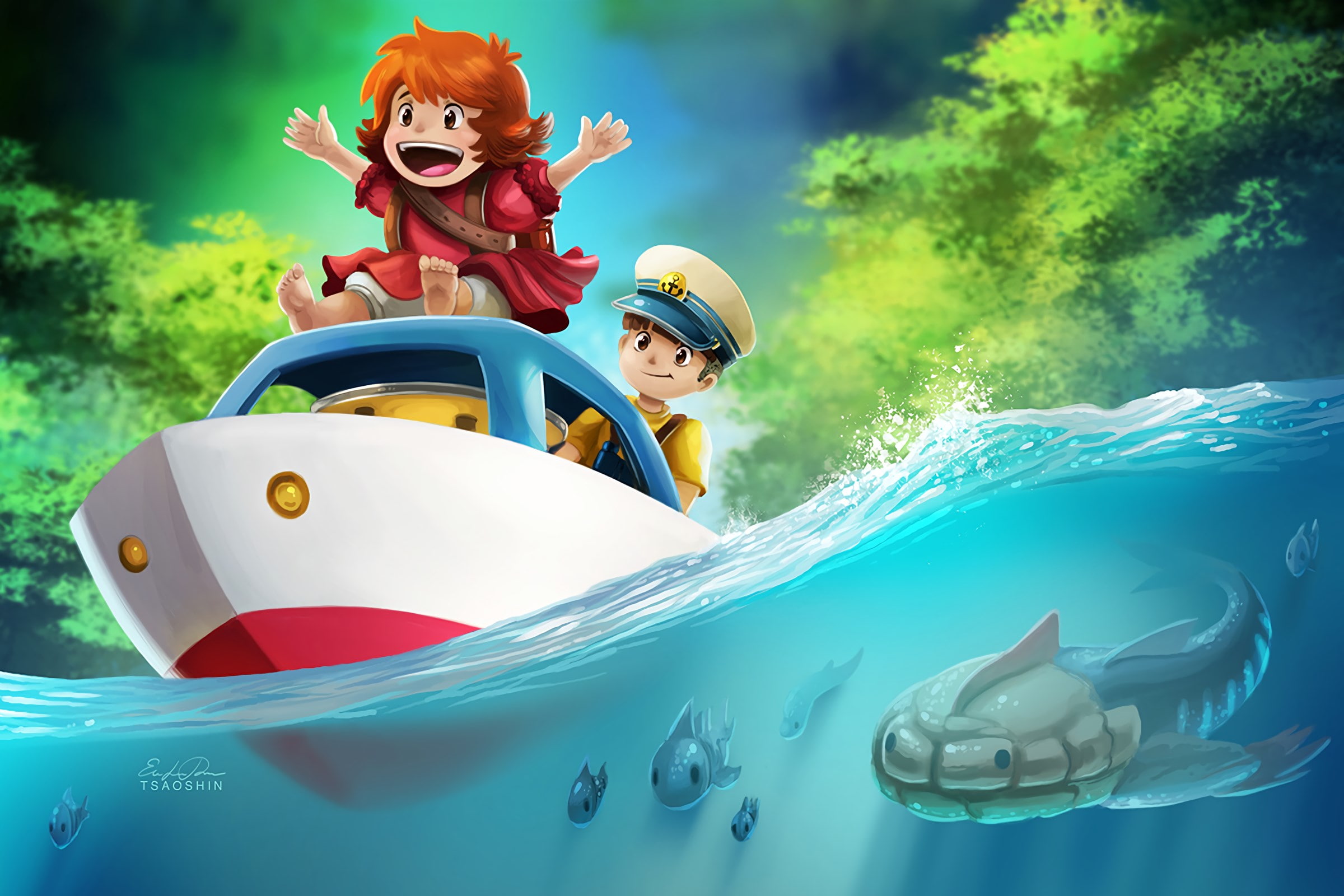 1080P, ponyo, HD Wallpaper