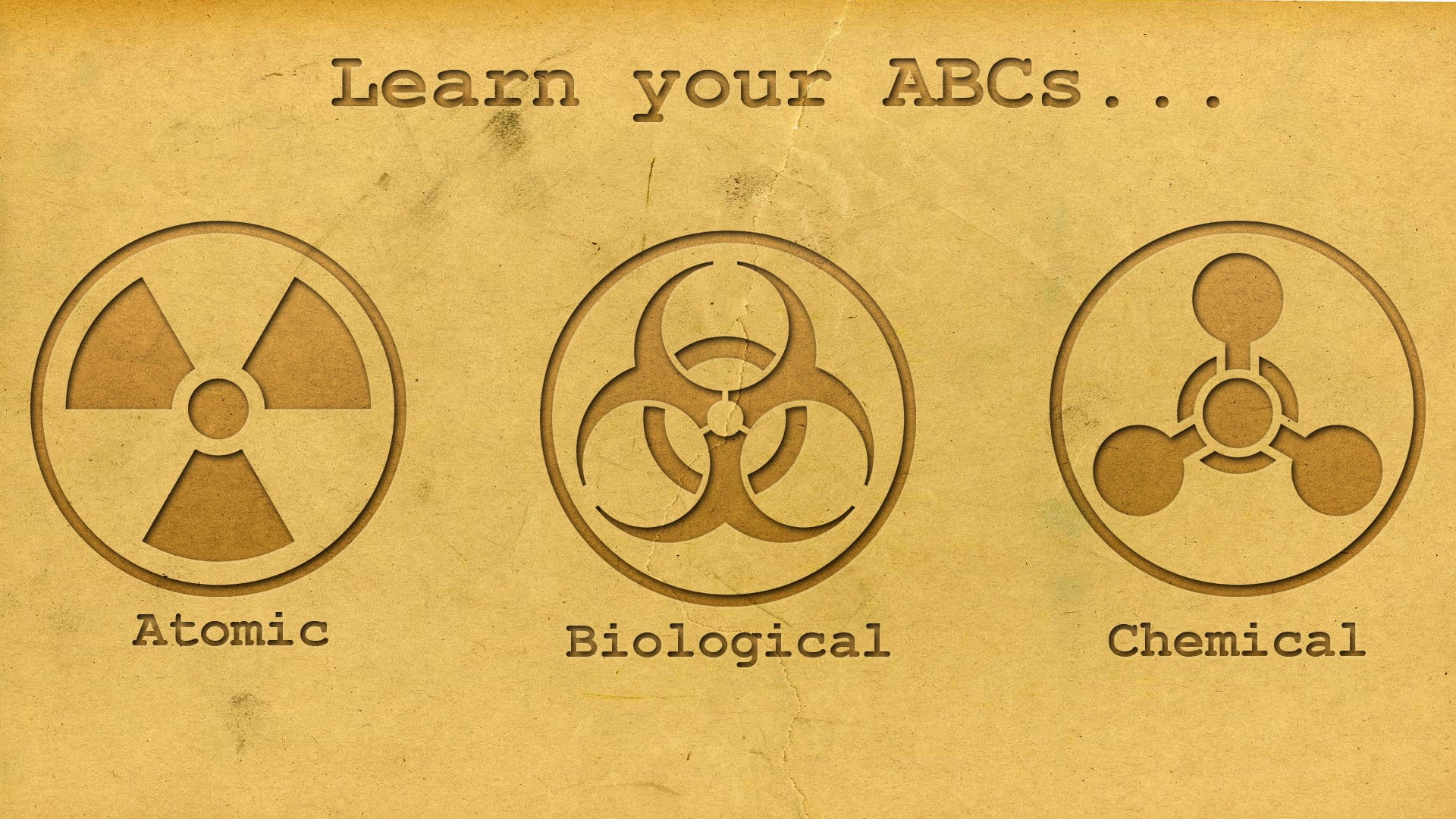 close-up, 1080P, no people, geometric shape, retro styled, document, minimalism quote circle logo radiation biohazard chemistry warning signs simple background knowledge, HD Wallpaper