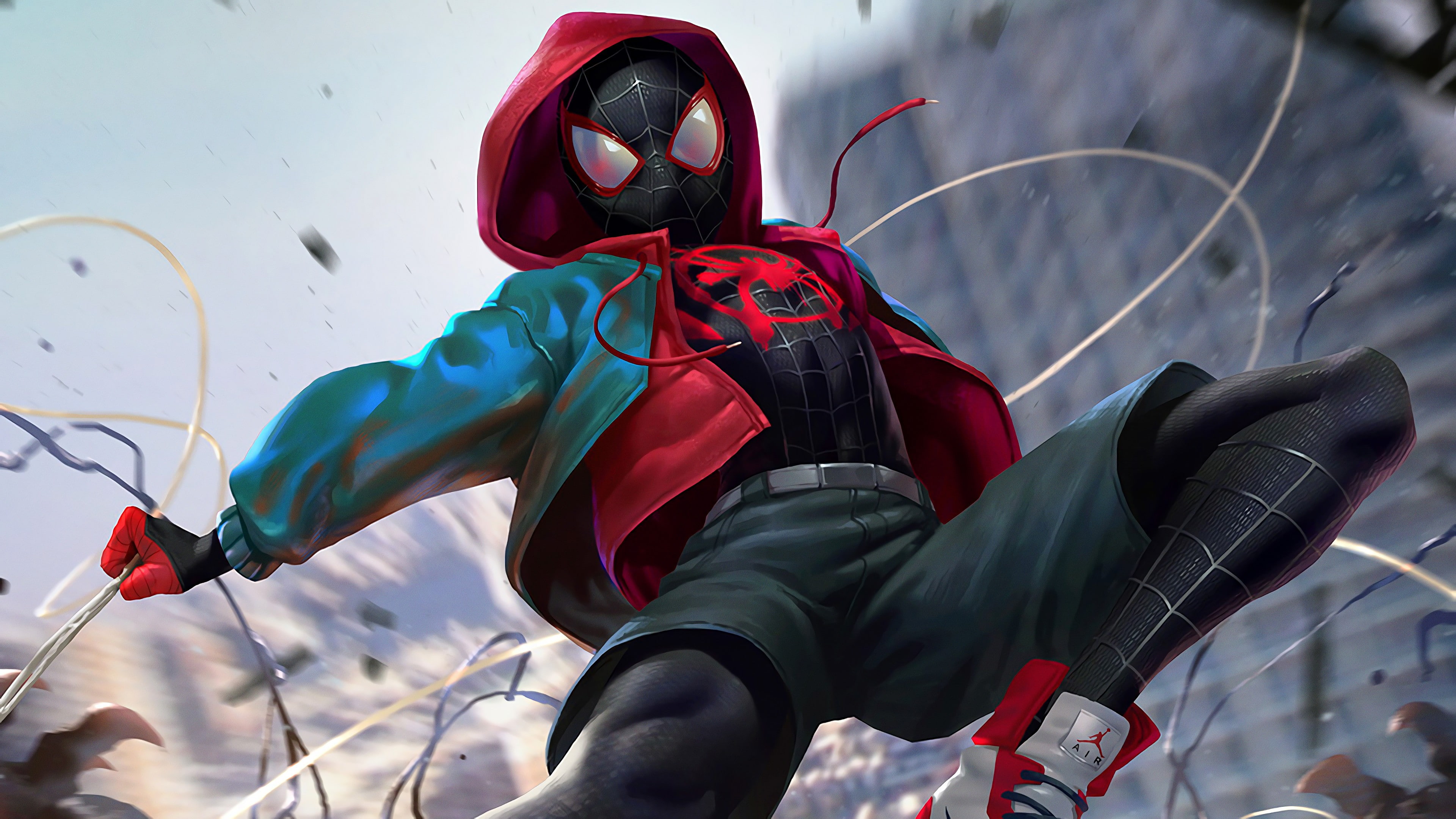 4K, 4K, Spider-Man: Into the Spider-Verse, HD Wallpaper
