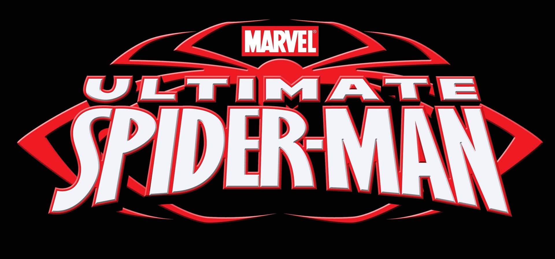 information, Marvel Comics, neon, night, no people, single word, red, close-up, black background, 1080P, glowing, Ultimate Spider-Man, illuminated, capital letter, HD Wallpaper