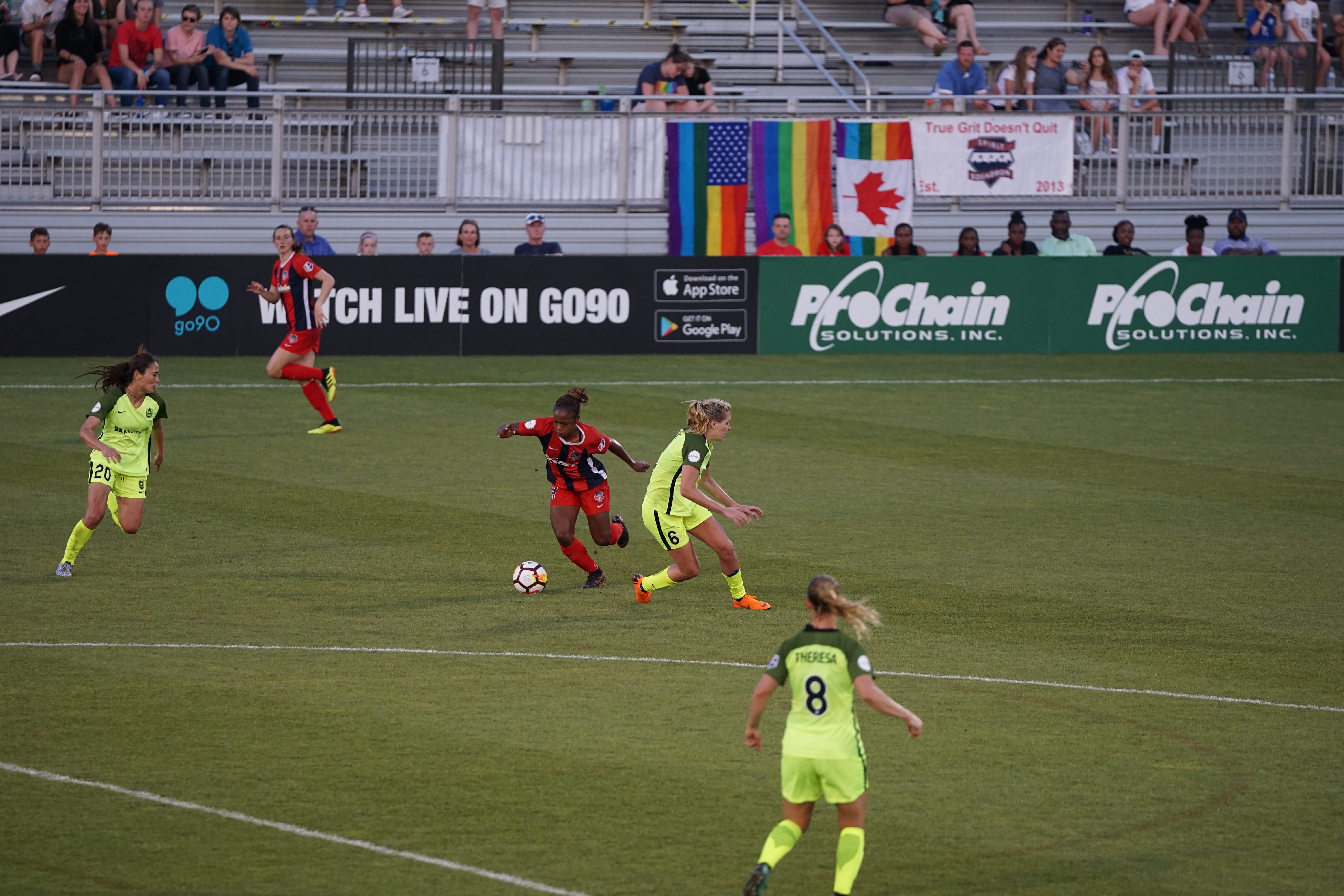 adult, athlete, real people, nwsl, full length, seattle reign, text, match - sport, lifestyles, spectator, washington spirit, 5K, sport, day, crowd, women, HD Wallpaper