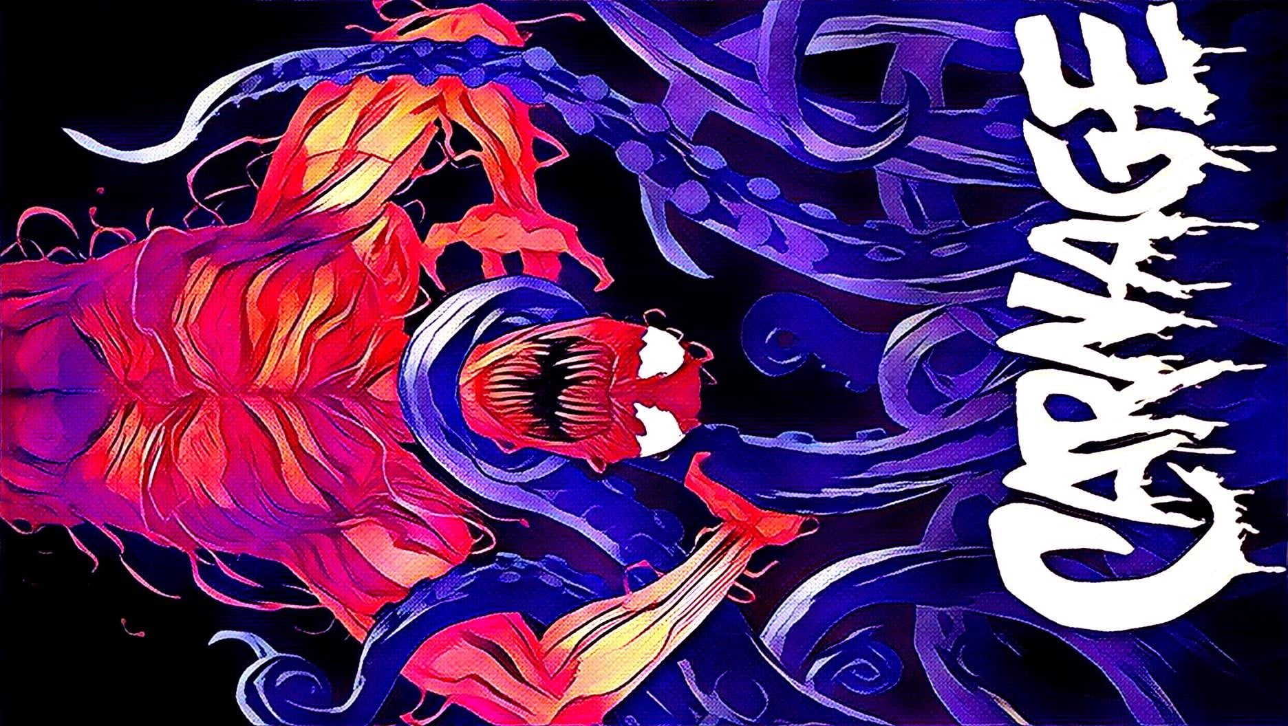 multi colored, indoors, Carnage, backgrounds, variation, full frame, abstract, black background, 720P, superhero, paint, complexity, close-up, art and craft, HD Wallpaper