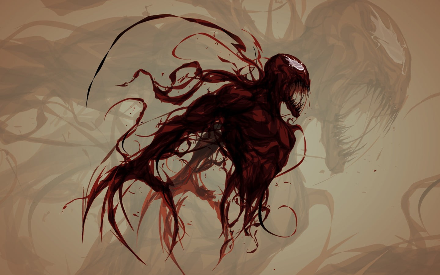 Carnage, 720P, Marvel Comics, Spider-Man, superhero, artwork, HD Wallpaper