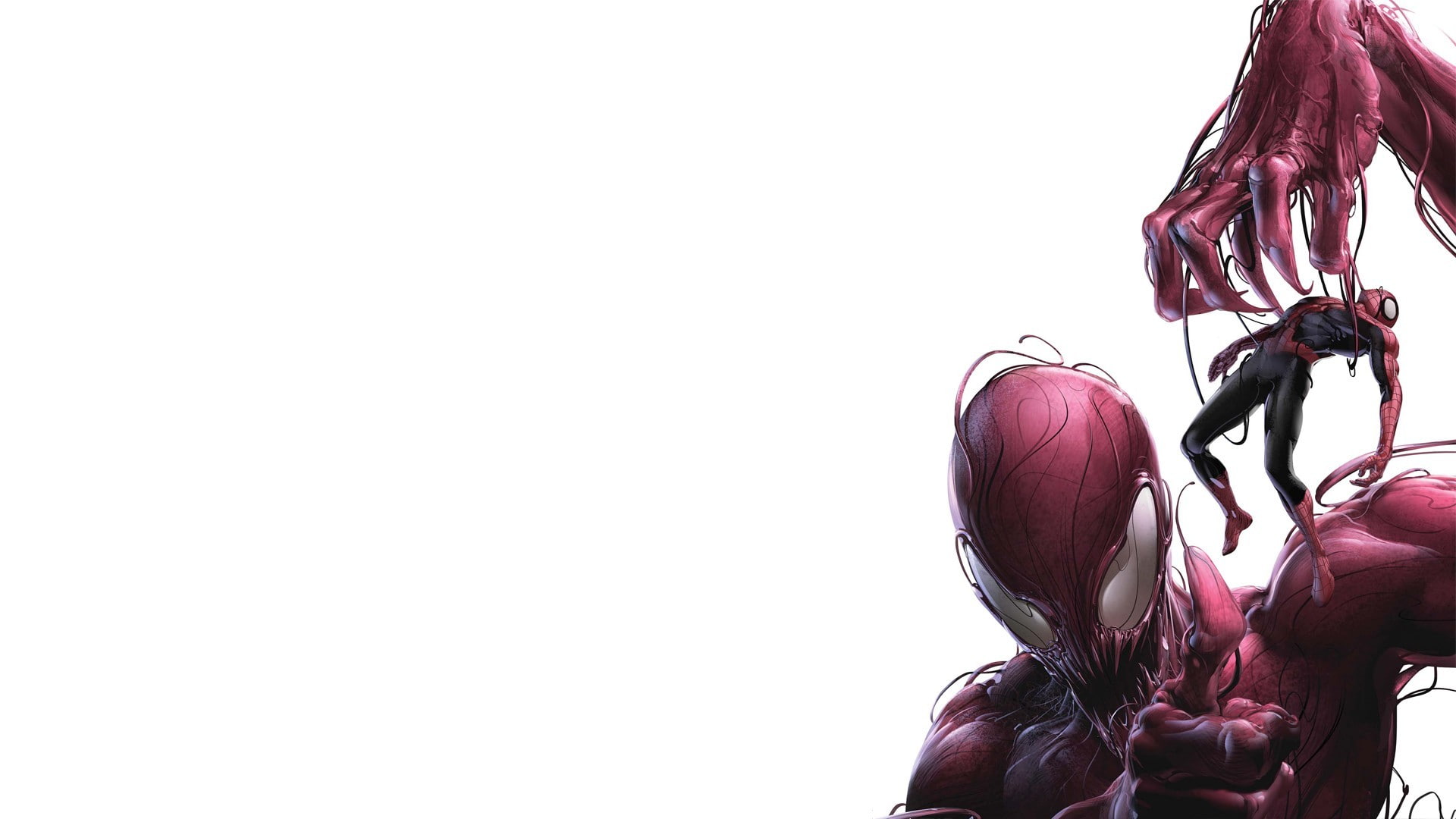 1080P, Marvel Comics, artwork, Spider-Man, Carnage, HD Wallpaper