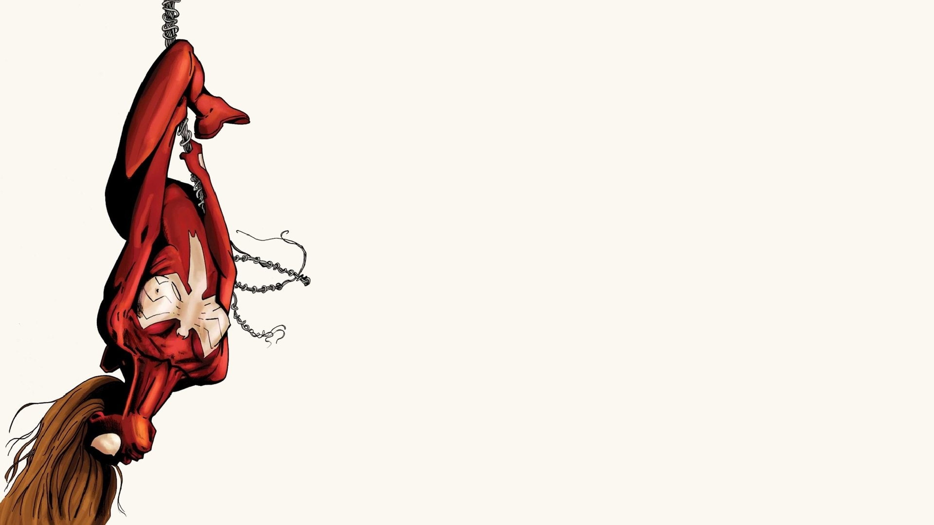 Carnage, 1080P, Brown Hair, Marvel Comics, Spider-Man, Long Hair, Carnage (Marvel Comics), Bodysuit, HD Wallpaper