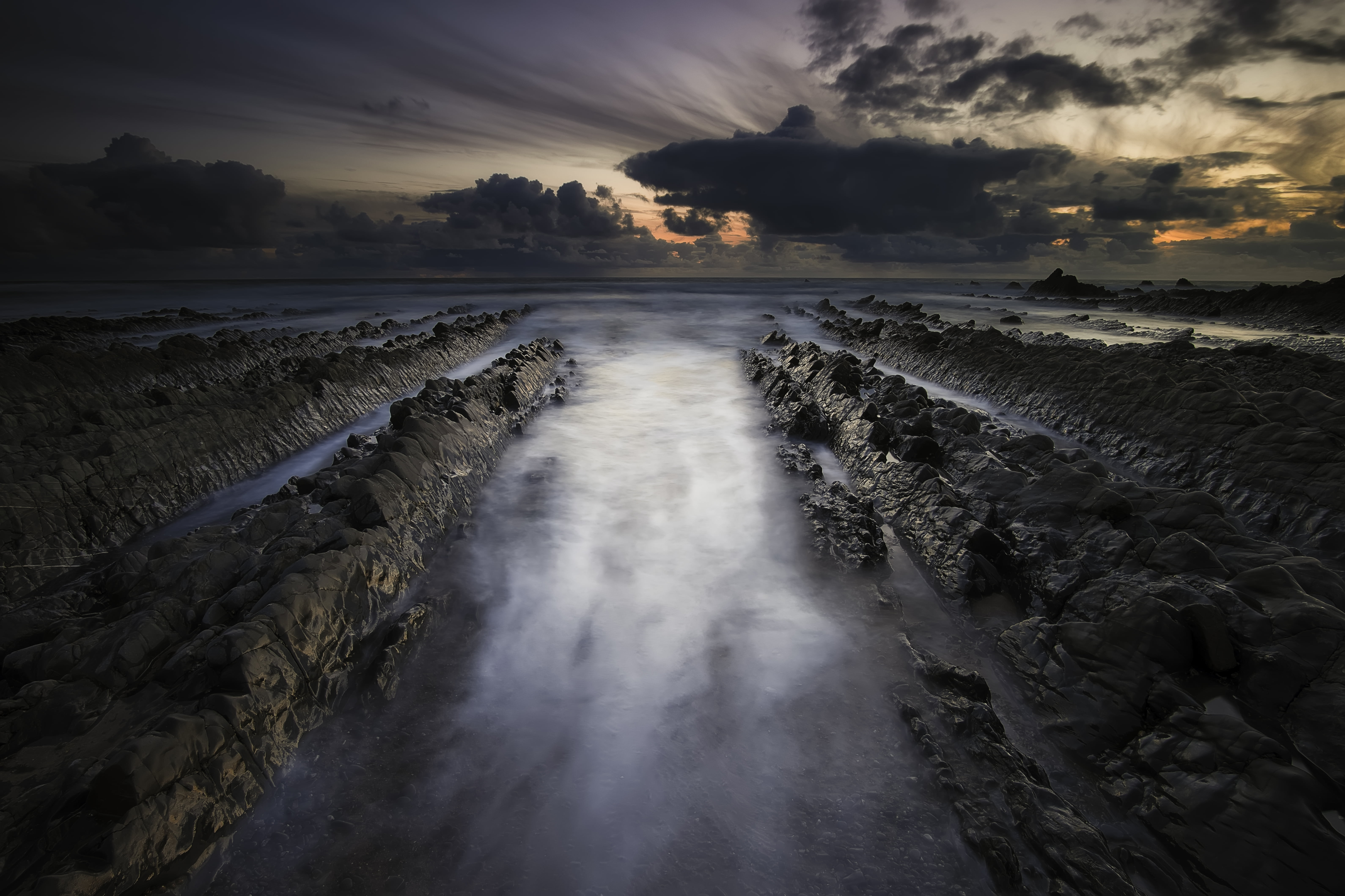 coast, com, sun, uk, 5K, clouds, beach, golden, sea, water, campbell, jones, mouth, formations, Fingers, andi, waterscape, golden hour, sunset, seascape, HD Wallpaper