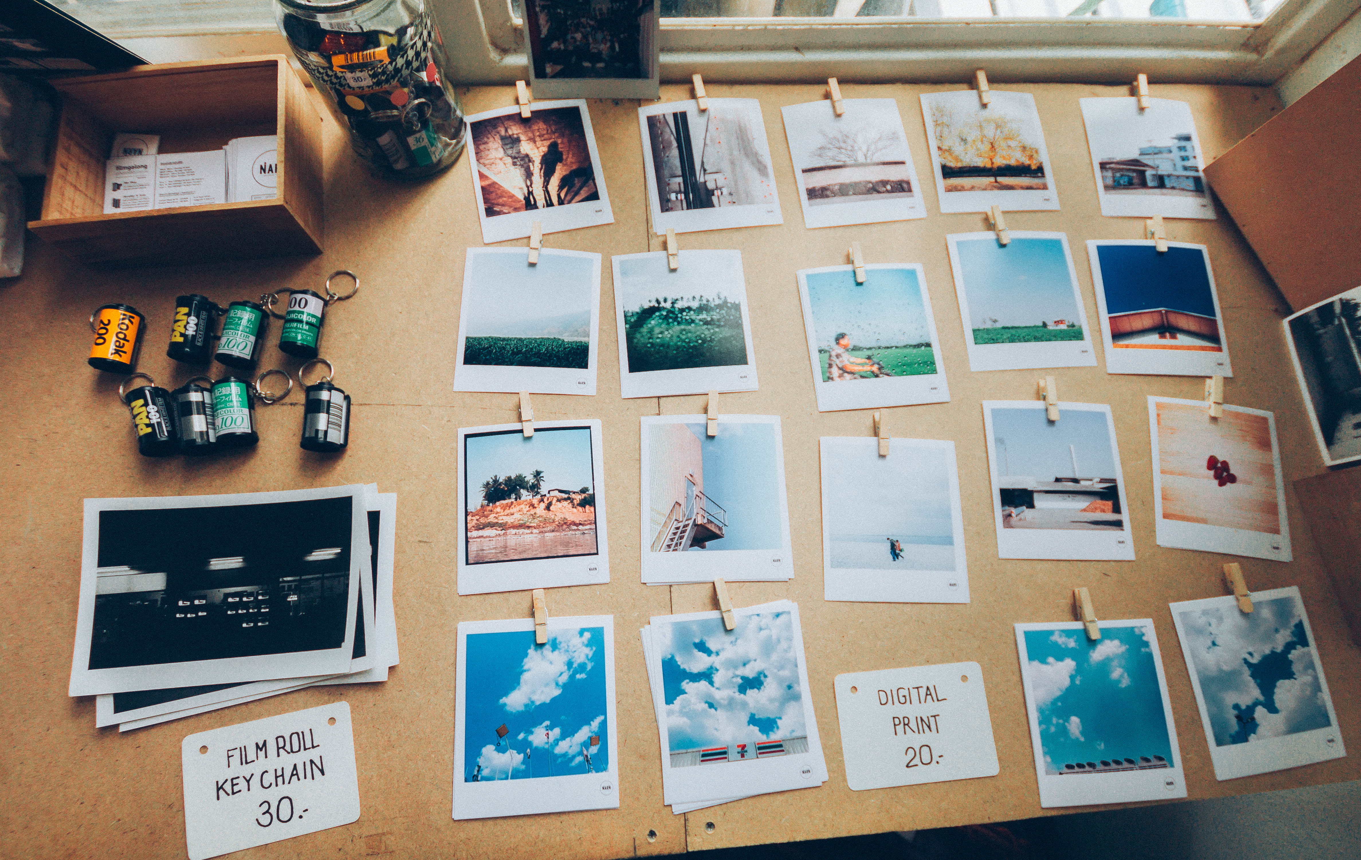 upside down, polaroid, architecture, craft, organized, assorted, picture, arrangement, art and craft, no people, large group of objects, holiday, choice, HD Wallpaper
