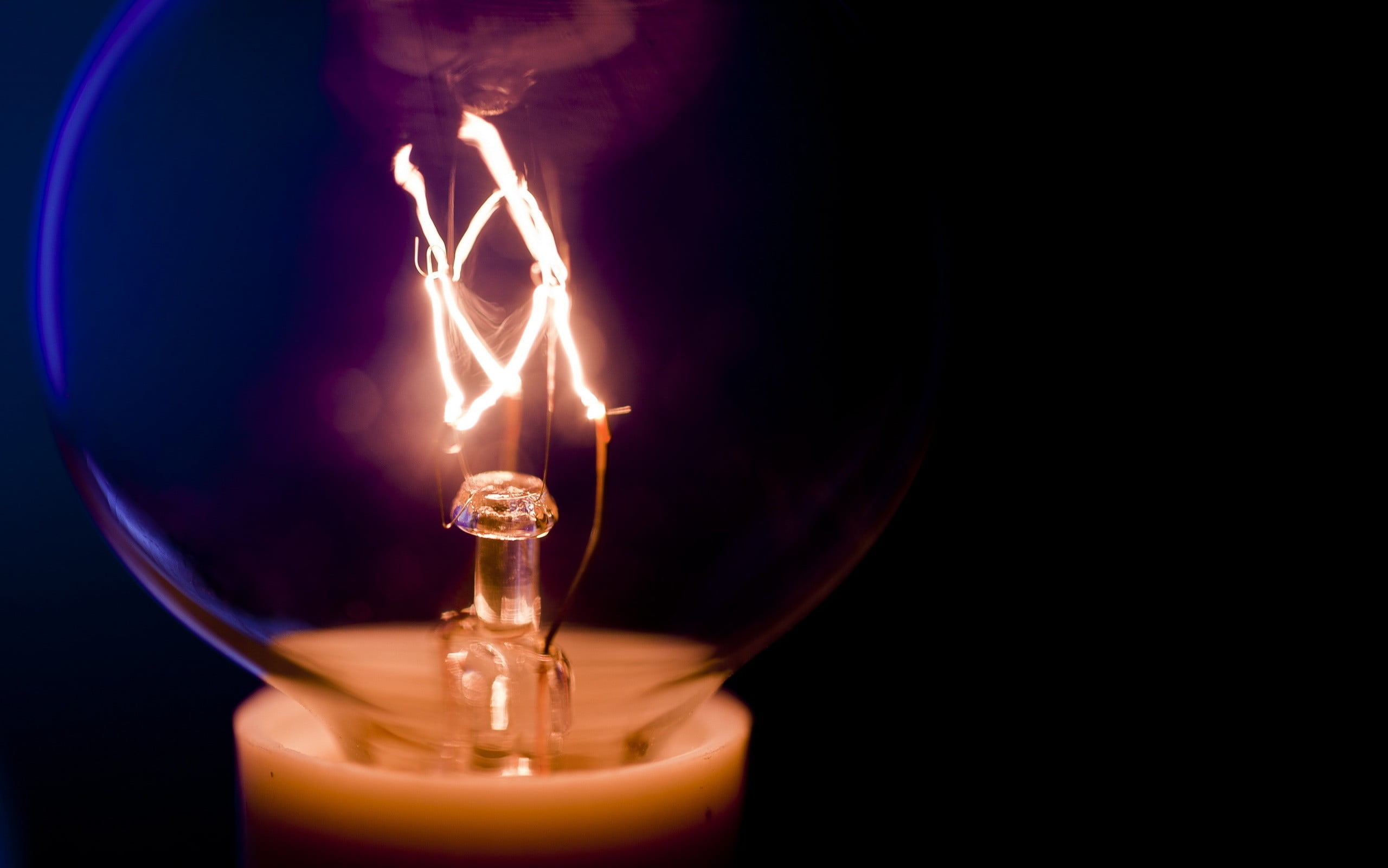 light Bulb, flame, fuel and power generation, concepts, electric Lamp, heat - temperature, fire - Natural Phenomenon, no people, glass, 2K, candle, creativity, HD Wallpaper