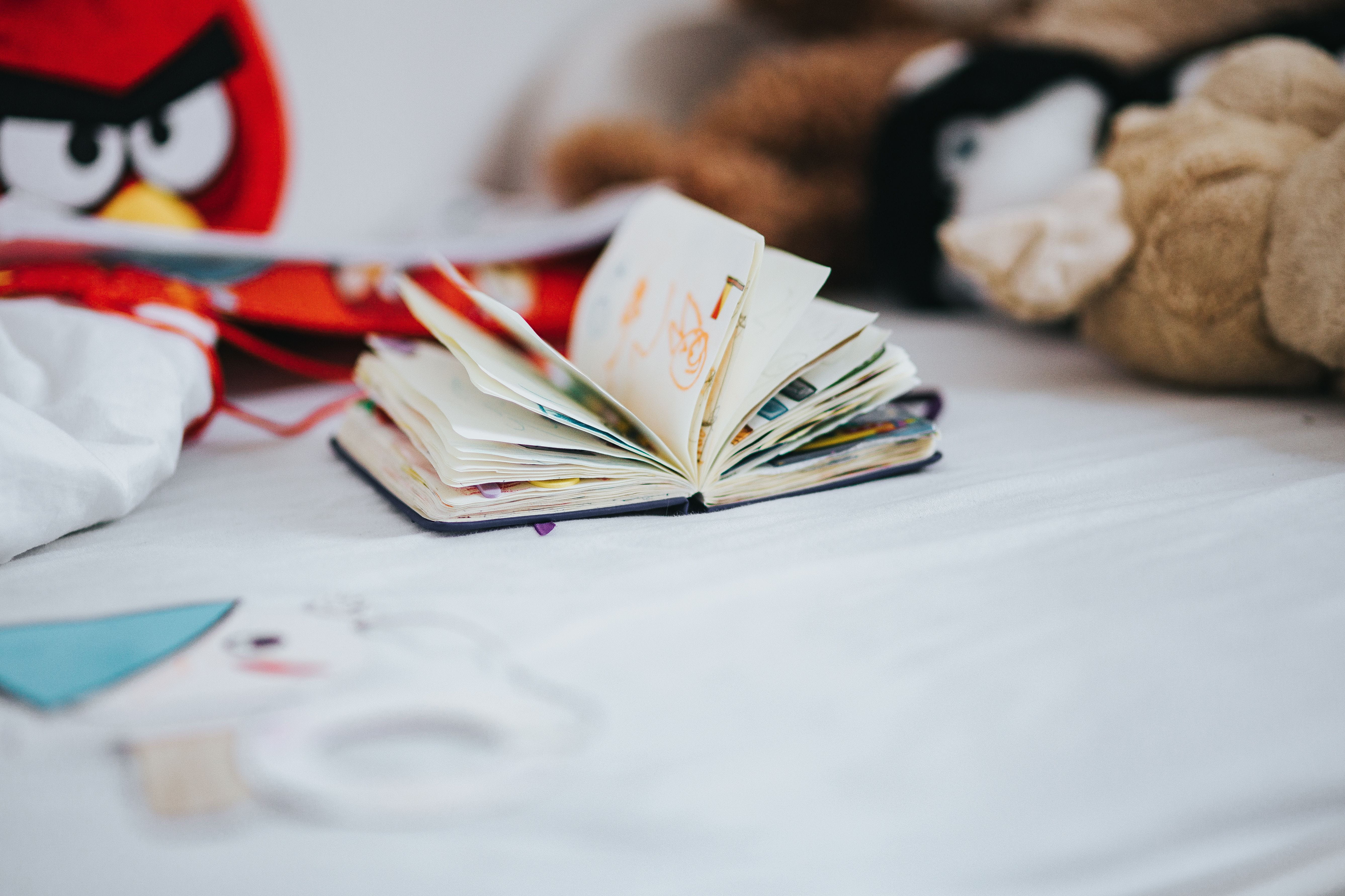 playing, pen, indoors, animal representation, book, figure, paper, focus on foreground, doll, creativity, selective focus, publication, still life, christmas, HD Wallpaper