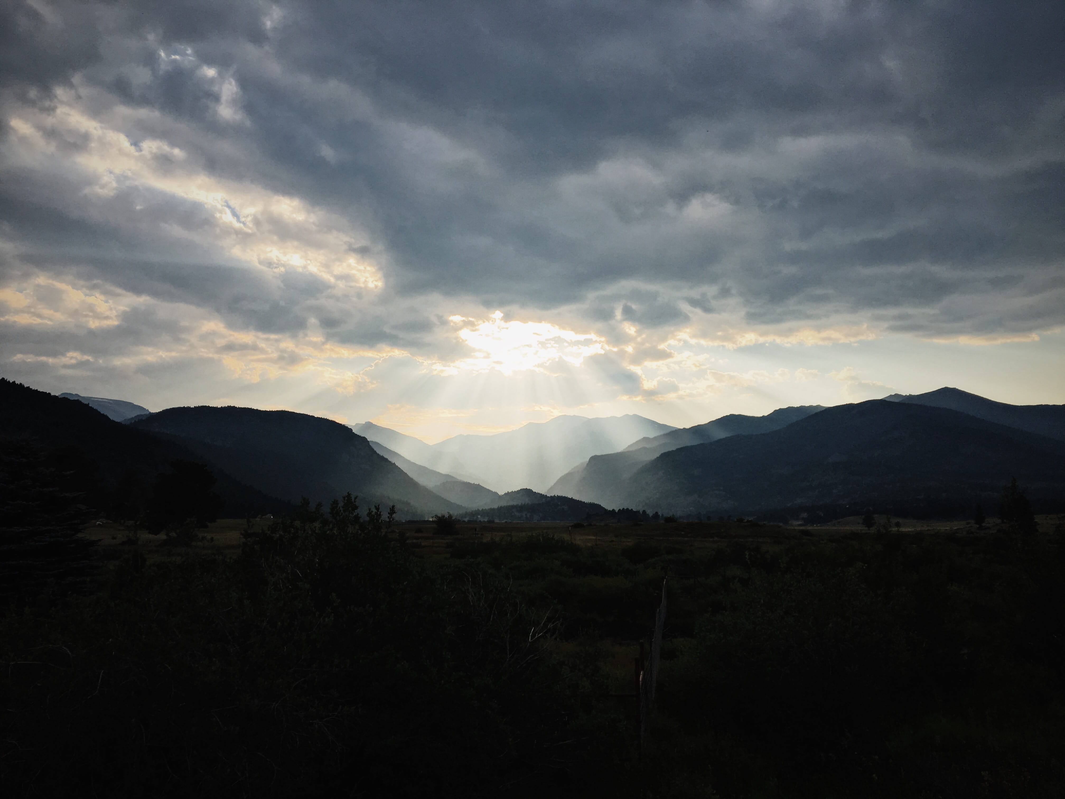 ufo, scenics - nature, forest, outdoors, horizon, beauty in nature, non-urban scene, opening, mountain peak, sky, big, land, estes park, bear lake road, HD Wallpaper