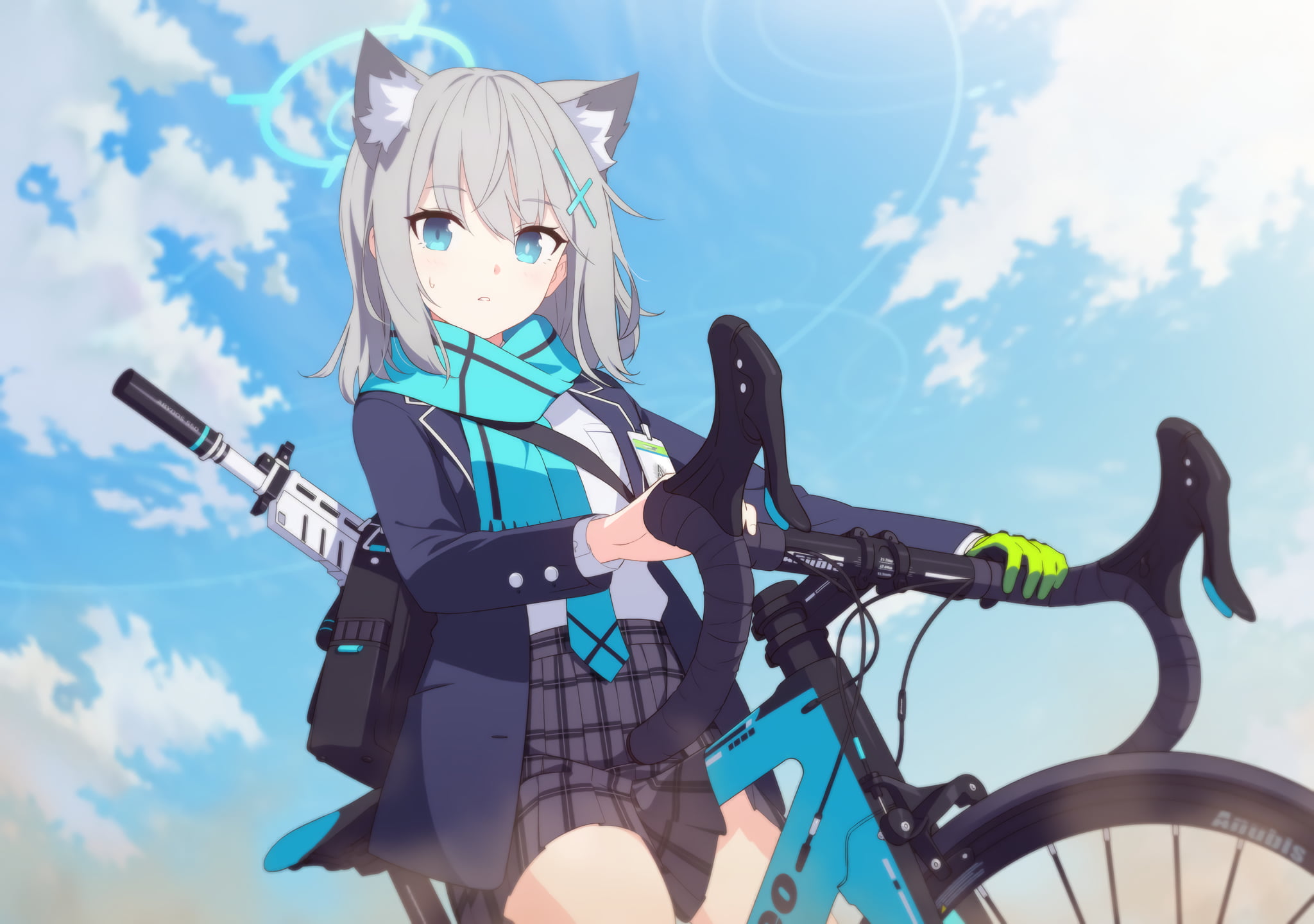 blue archive, anime girls, 1080P, HD Wallpaper
