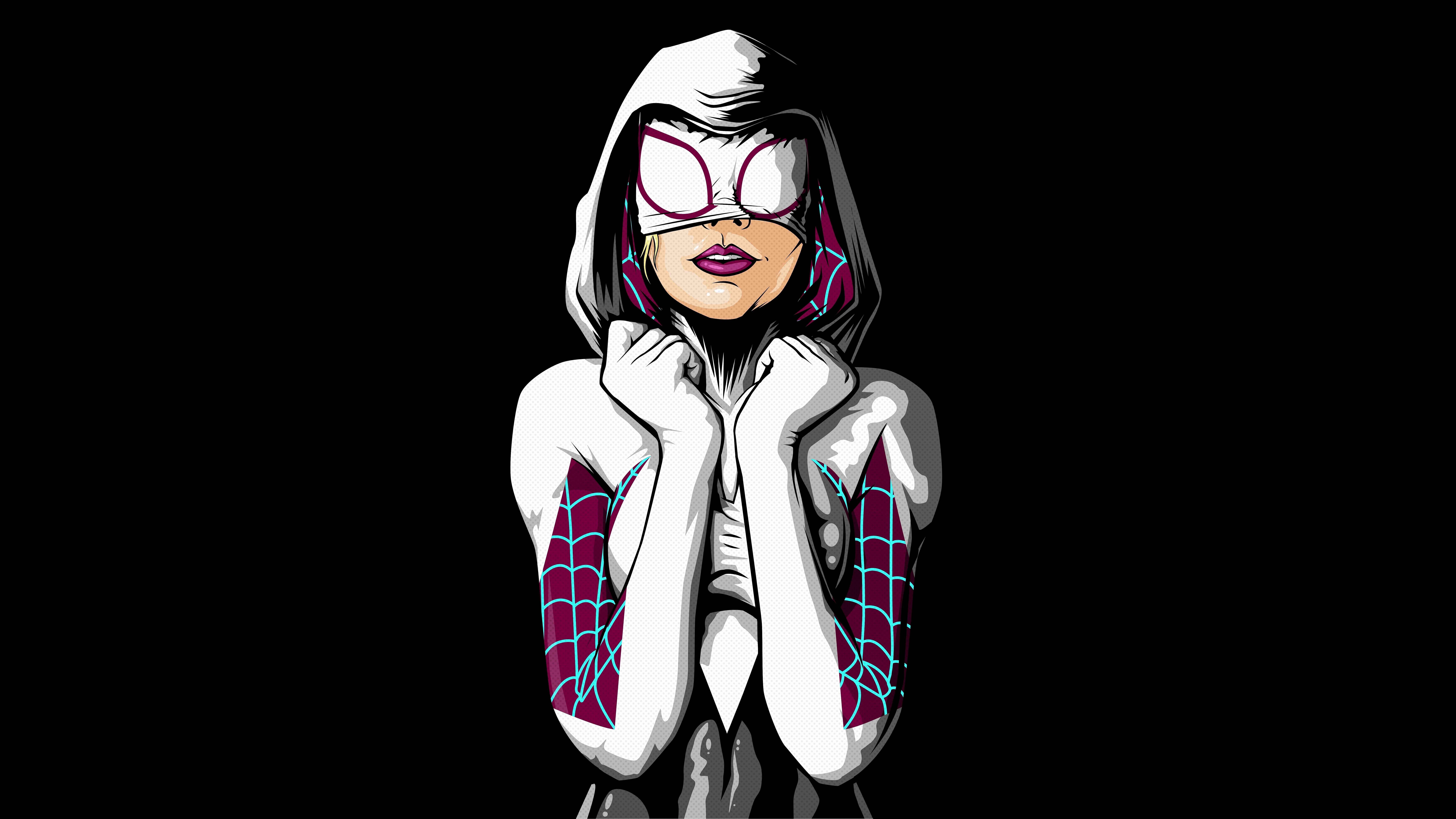8K, spider gwen, HD Wallpaper