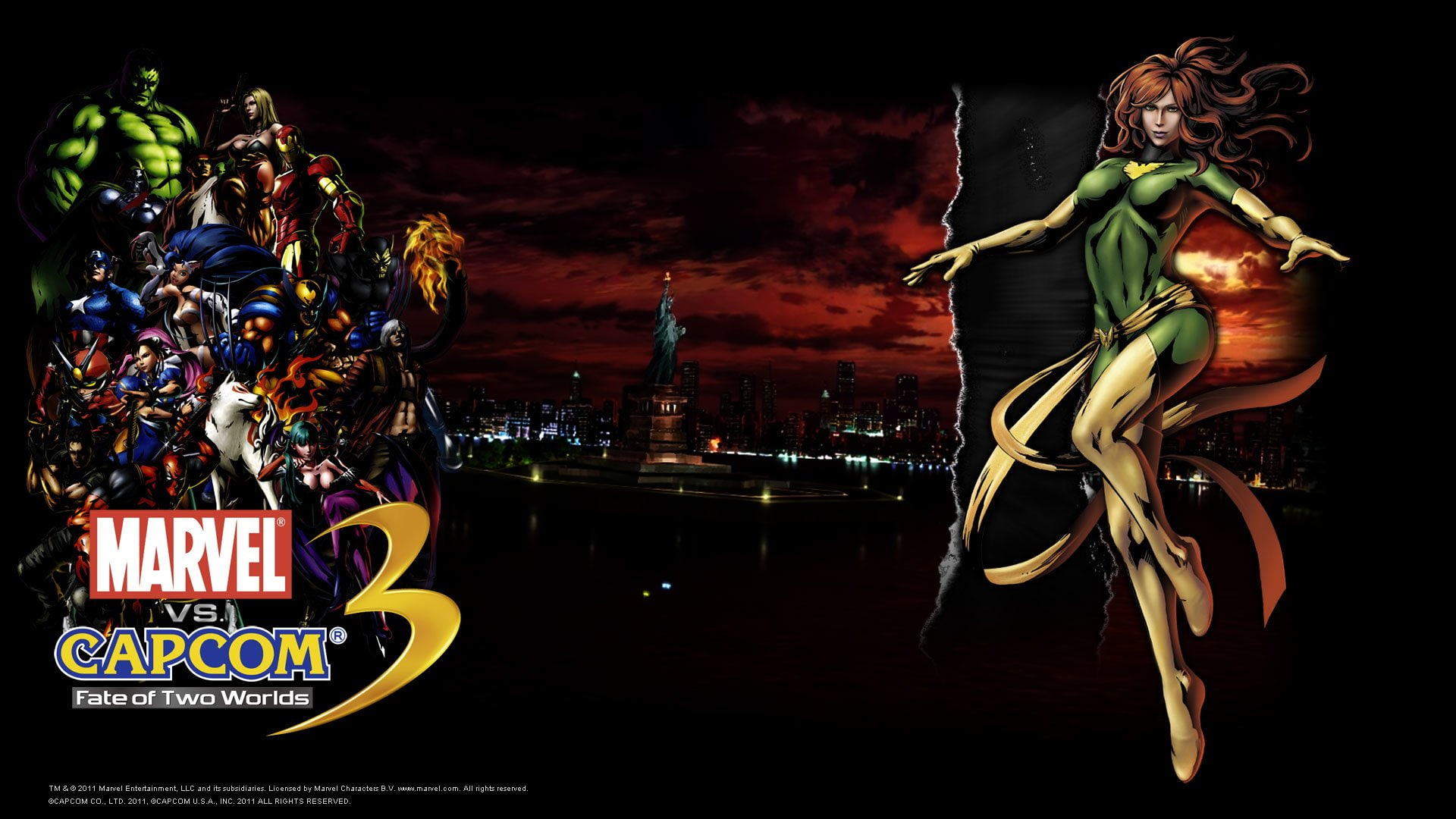 Marvel vs. Capcom, Video Game, 1080P, Marvel vs. Capcom 3: Fate of Two Worlds, HD Wallpaper