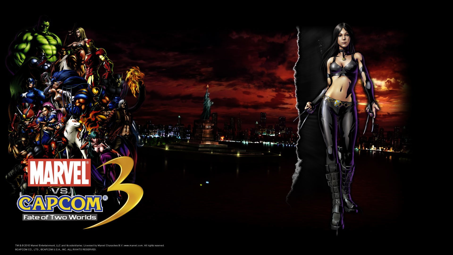 1080P, Marvel vs. Capcom, Marvel vs. Capcom 3: Fate of Two Worlds, Video Game, HD Wallpaper