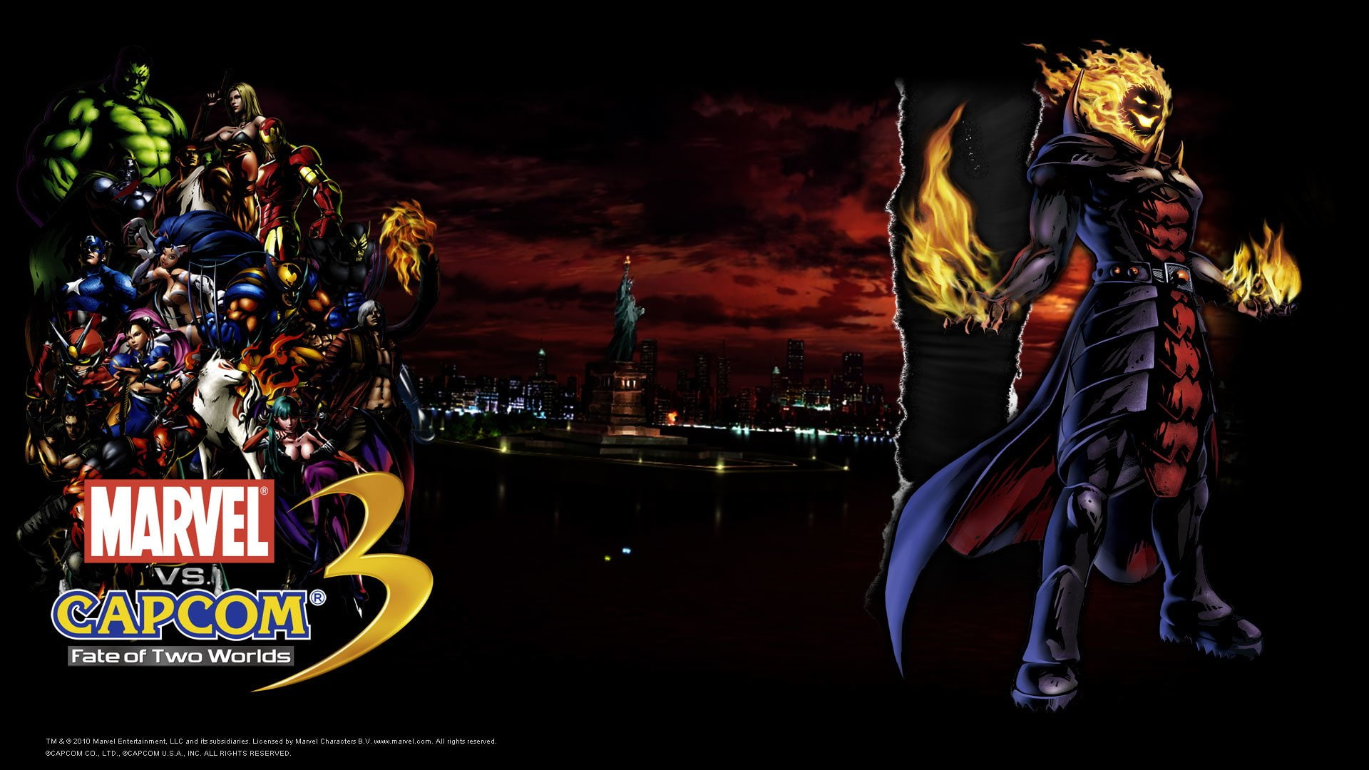 Video Game, 1080P, Marvel vs. Capcom, Marvel vs. Capcom 3: Fate of Two Worlds, HD Wallpaper