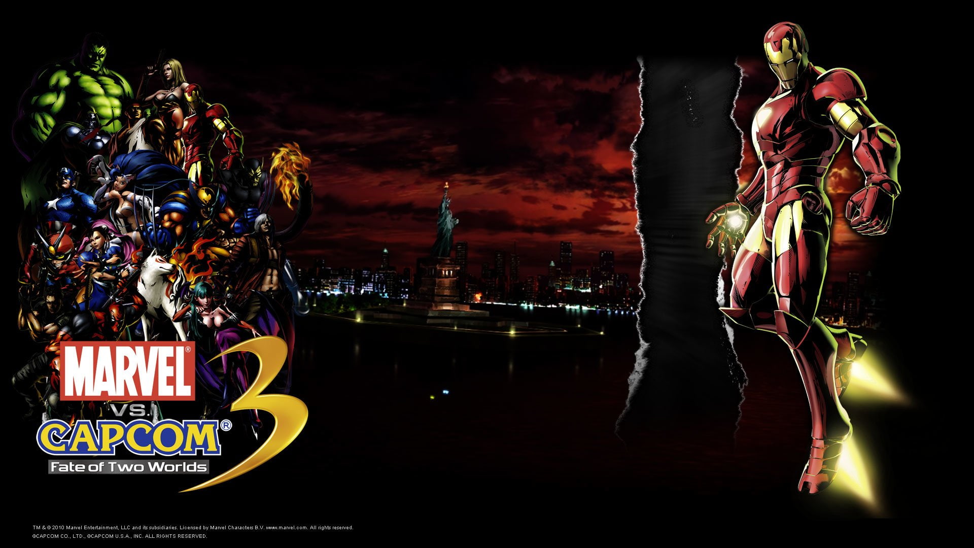 Video Game, Marvel vs. Capcom 3: Fate of Two Worlds, Marvel vs. Capcom, 1080P, HD Wallpaper