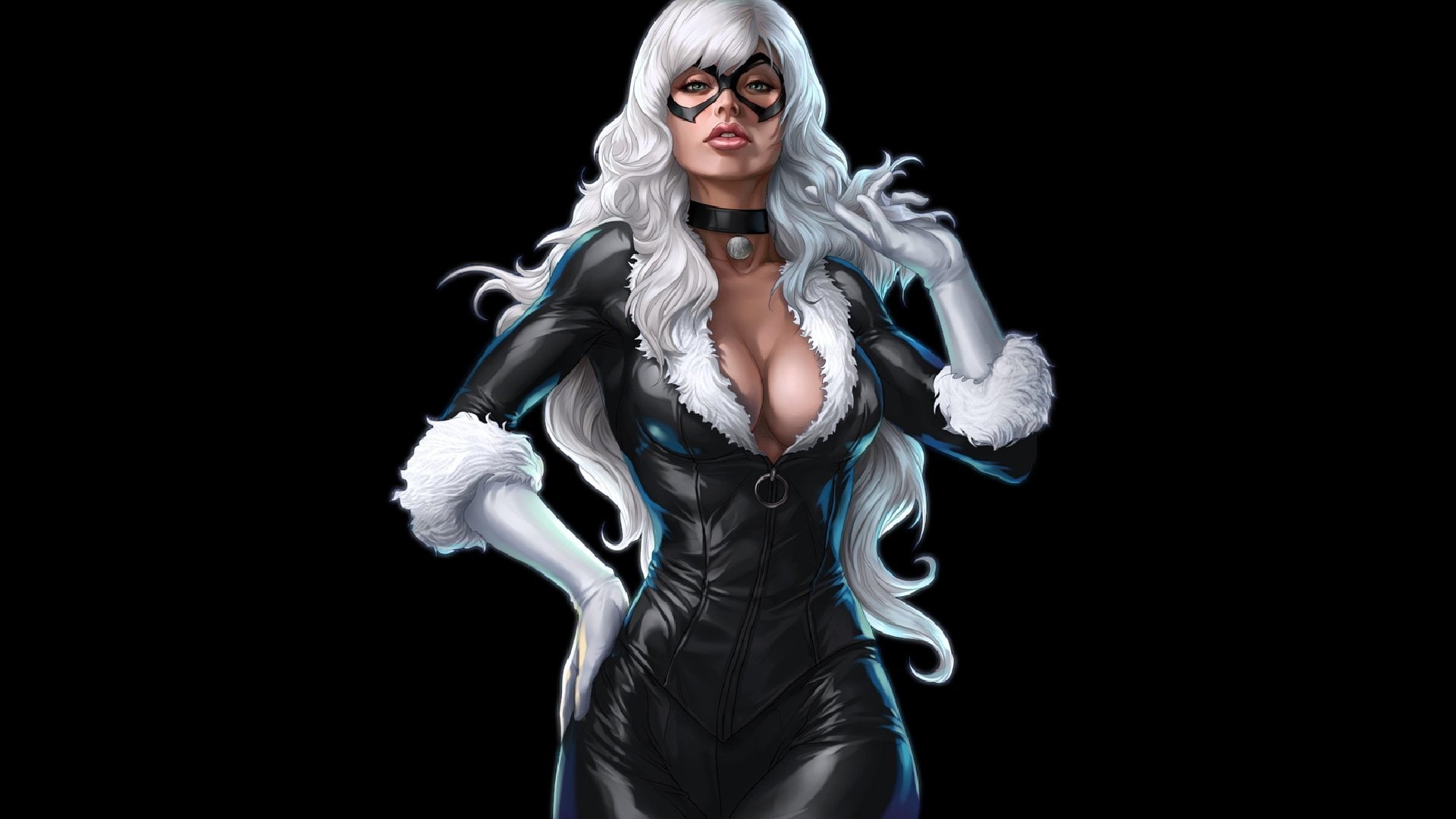 1080P, Black Cat, Comics, Black Cat (Marvel Comics), HD Wallpaper