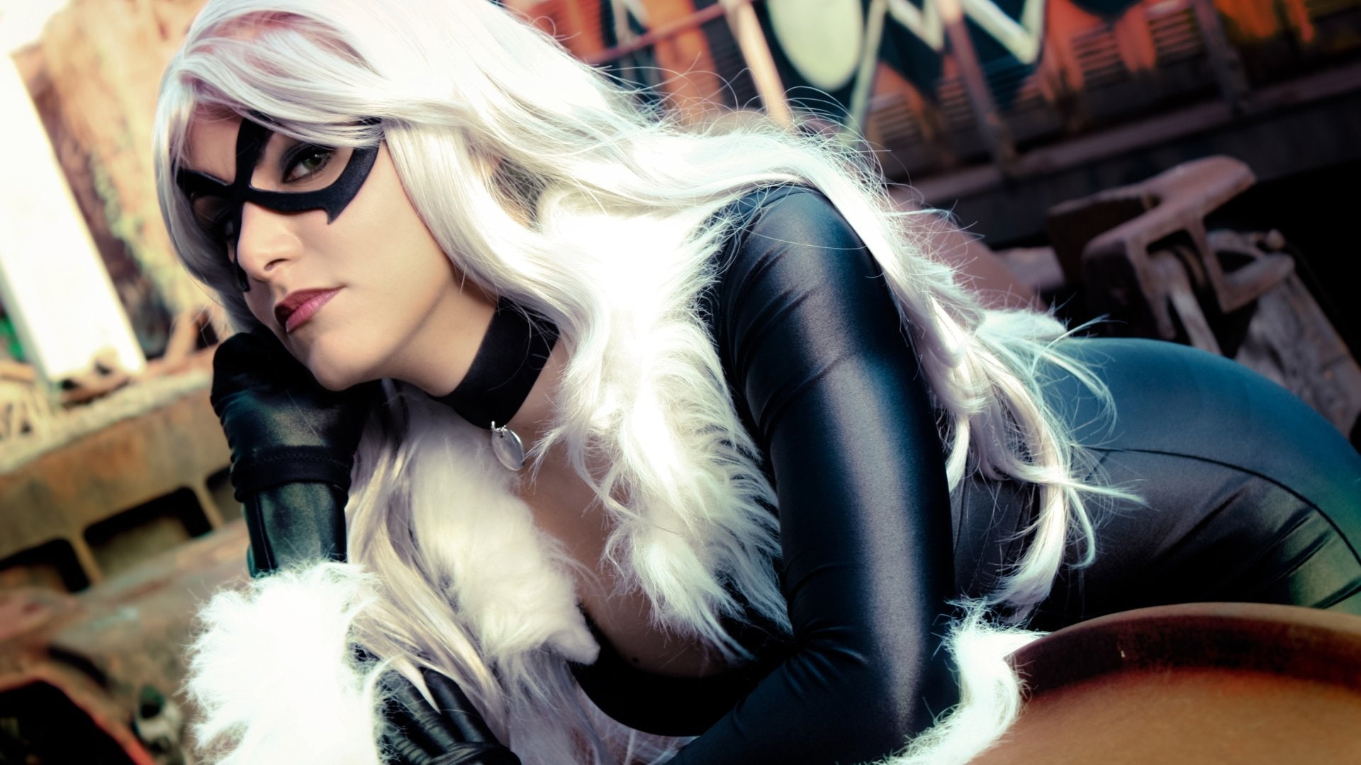 Women, Cosplay, Black Cat (Marvel Comics), 1080P, HD Wallpaper