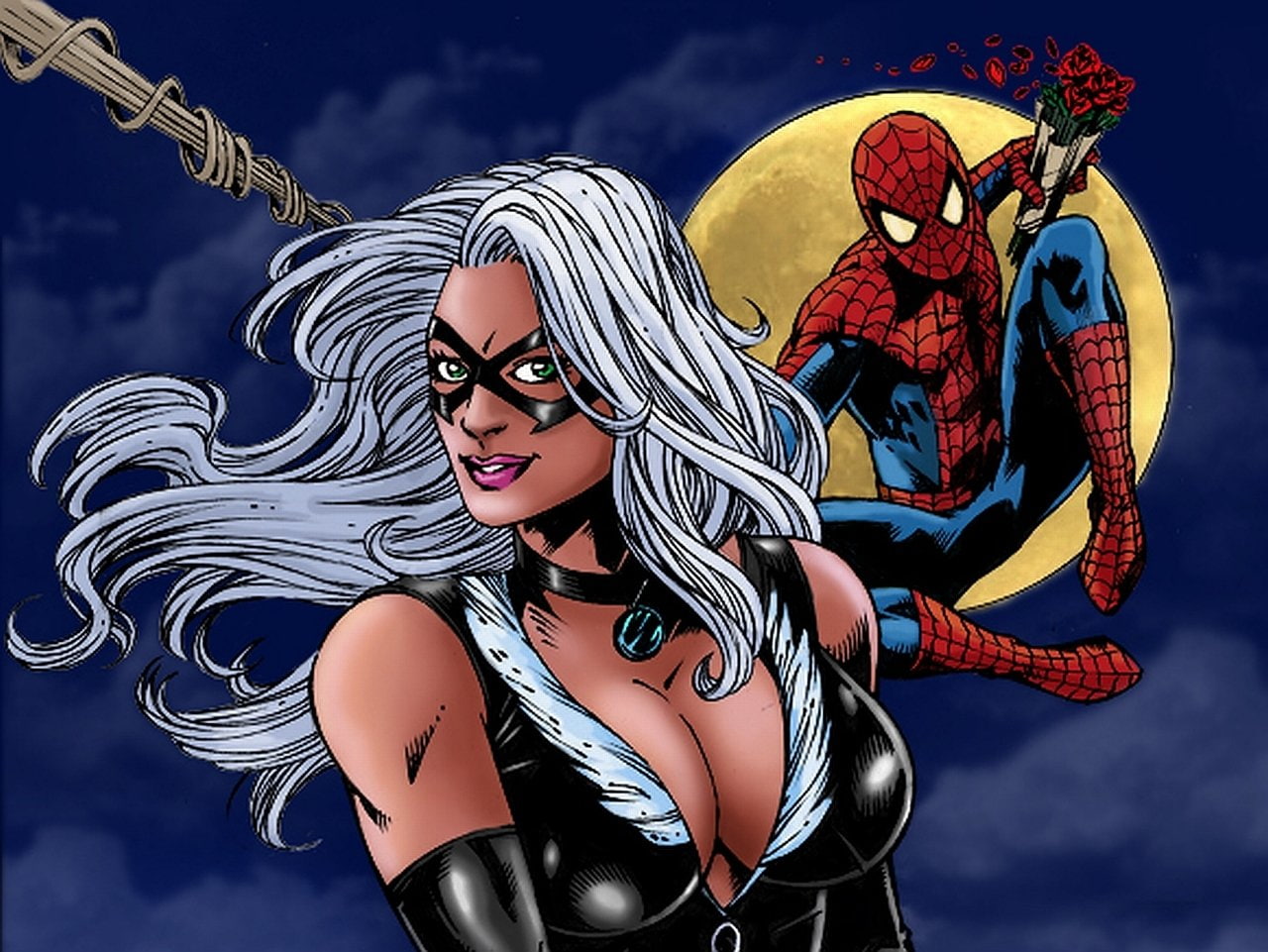 Comics, Black Cat, 720P, Black Cat (Marvel Comics), Spider-Man, HD Wallpaper