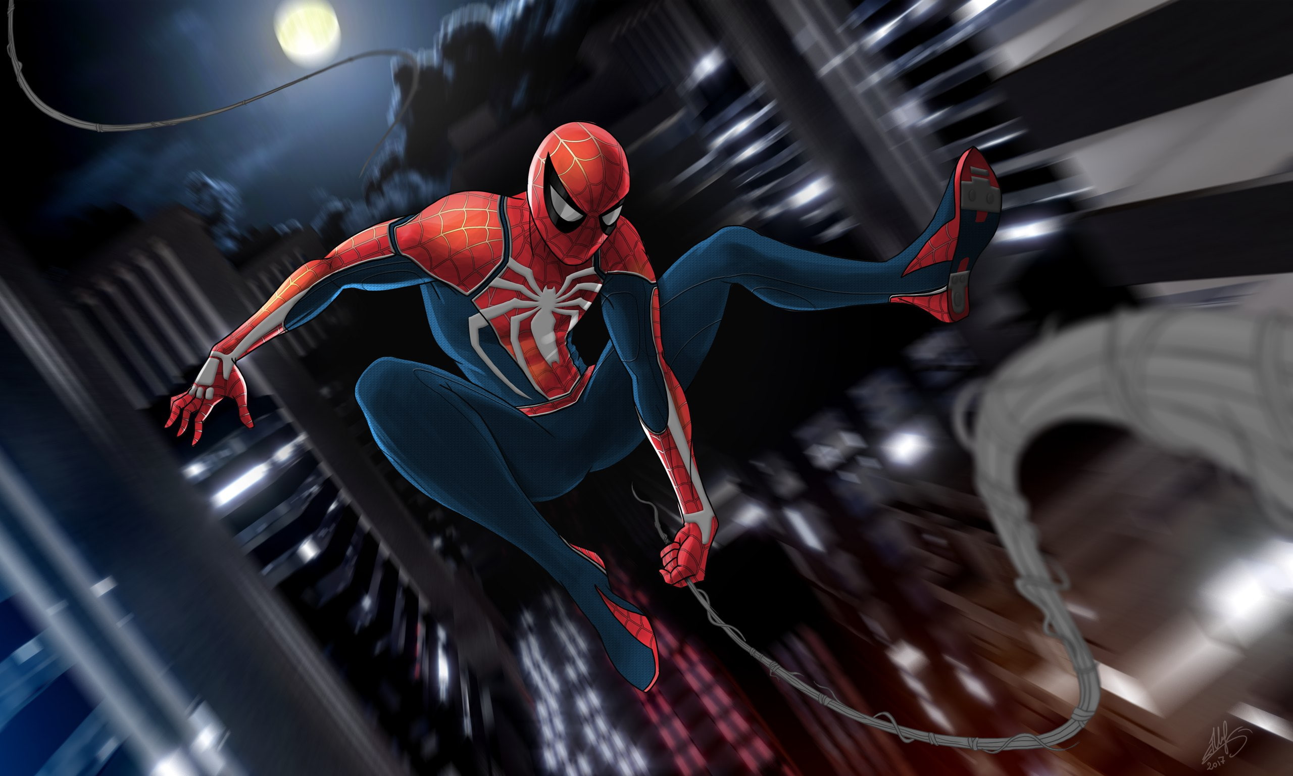 Spider-Man, 2K, Spider-Man (PS4), HD Wallpaper