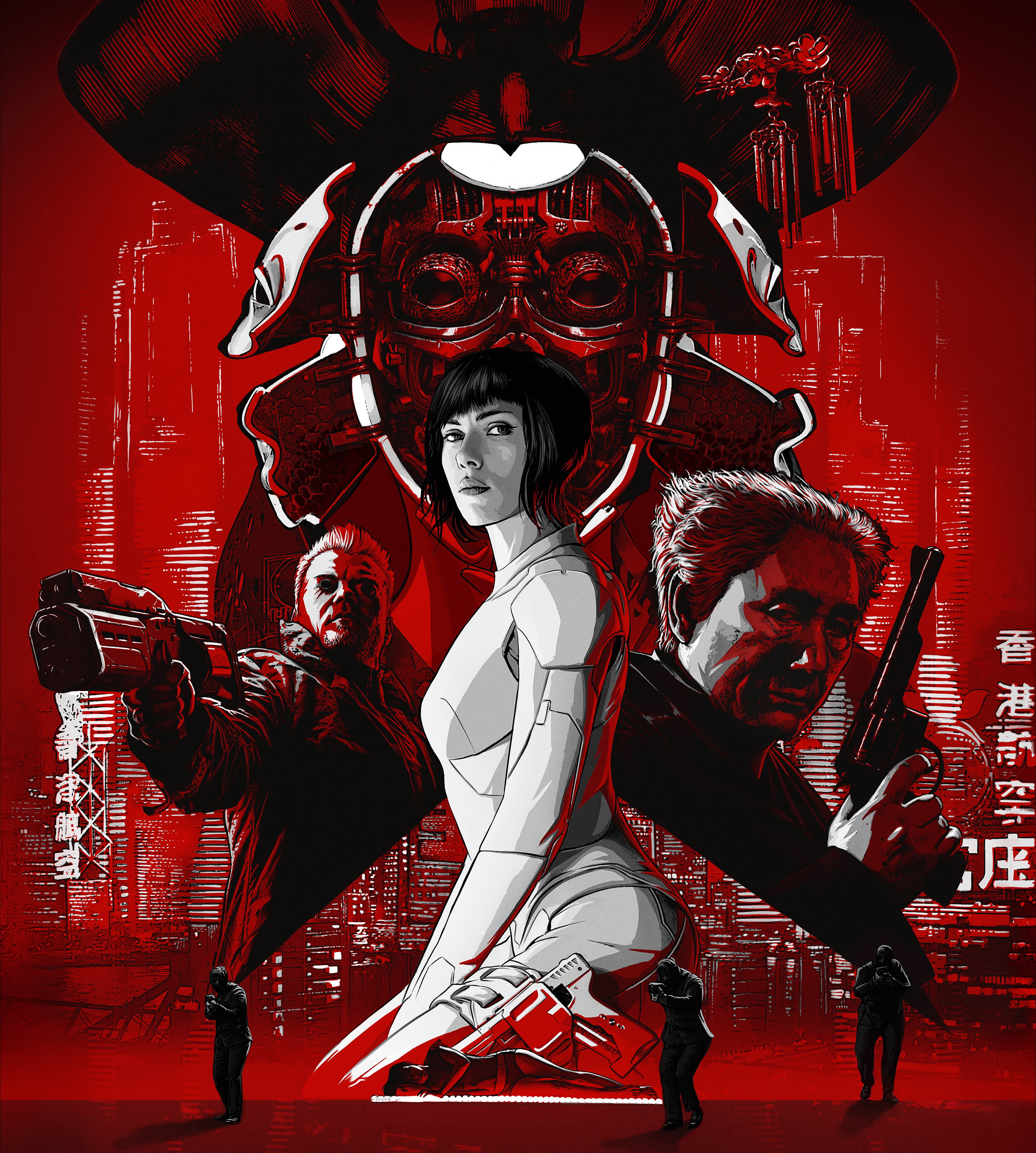 5K, Ghost in the Shell, 2017, 5K, Phone HD Wallpaper