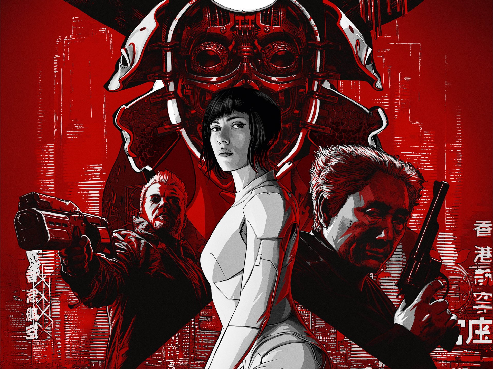 Ghost in the Shell (2017), Movie, Scarlett Johansson, 1080P, HD Wallpaper